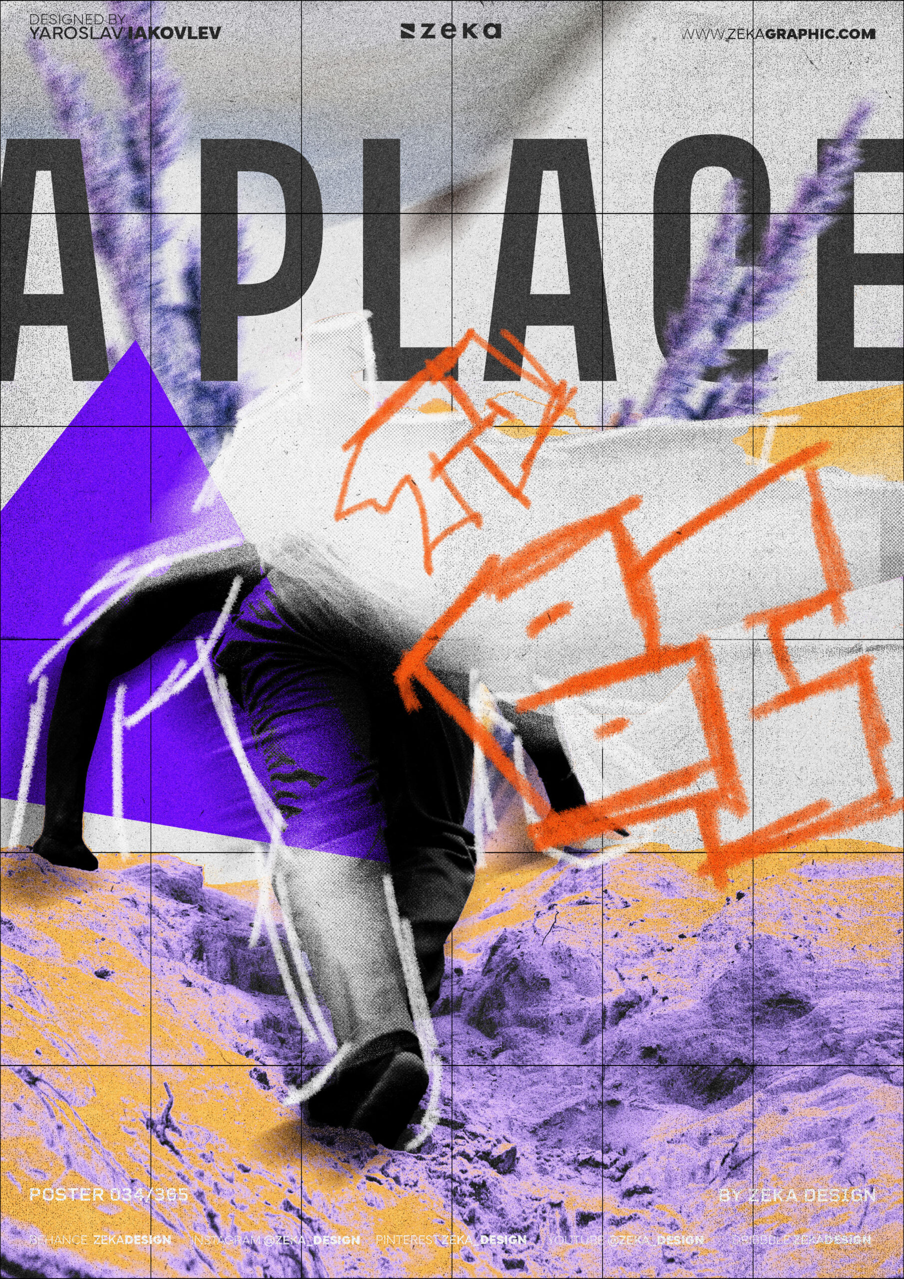 0034 A Place To Be Poster Design Inspiration by Zeka Design