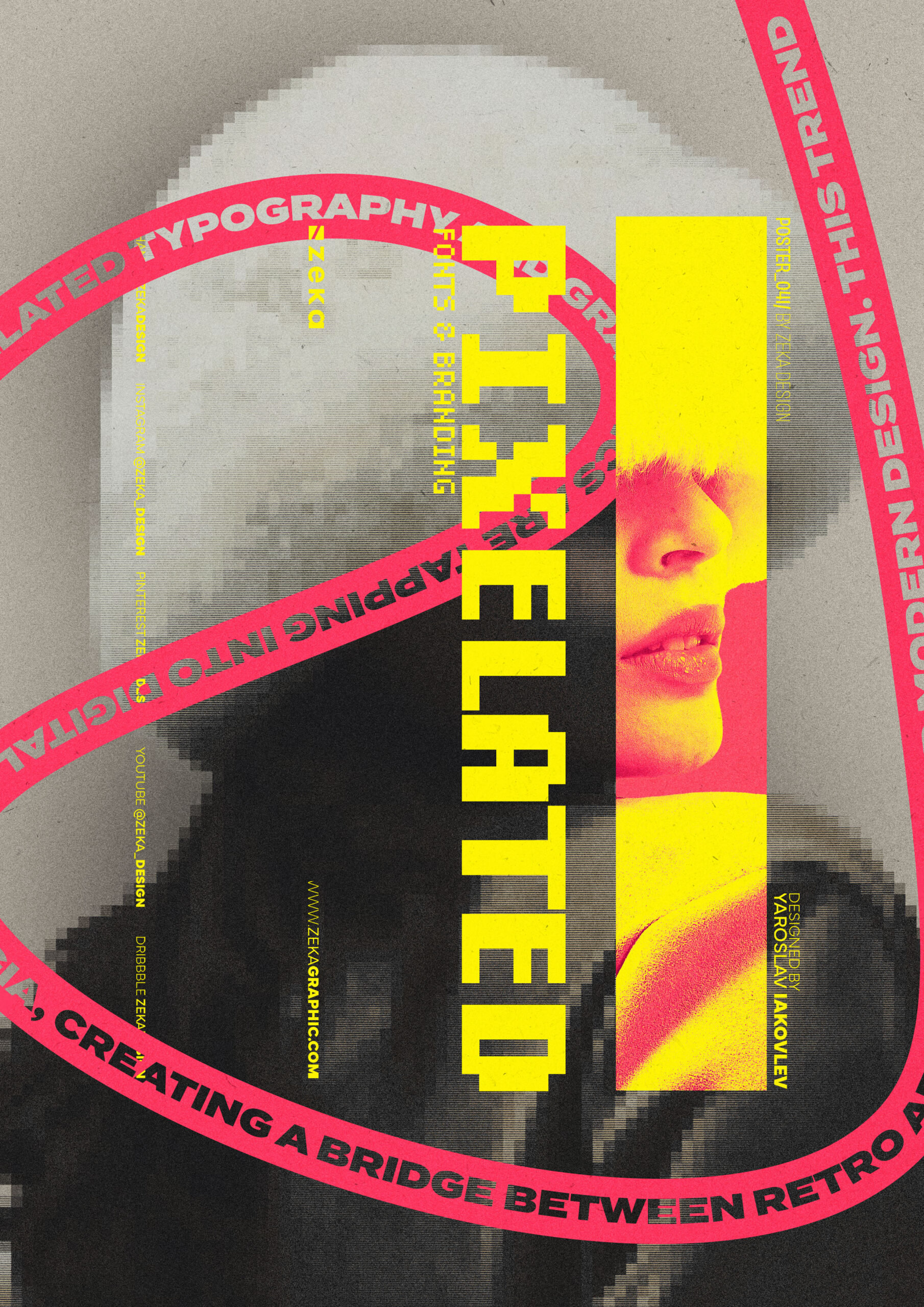 0041 Pixelated Branding Graphic Design Trends 2025 by Zeka Design