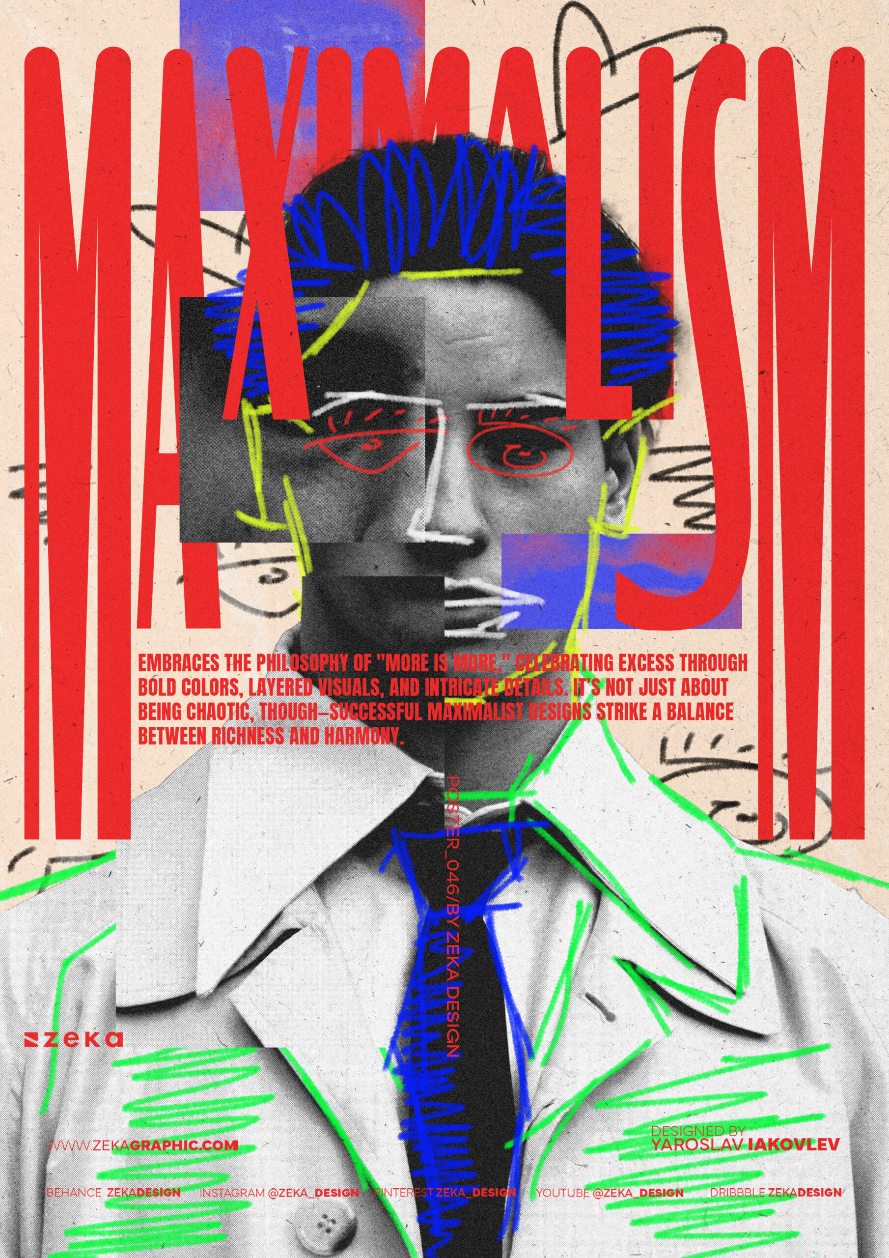 0046 Maximalism Graphic Design Trends 2025 by Zeka Design