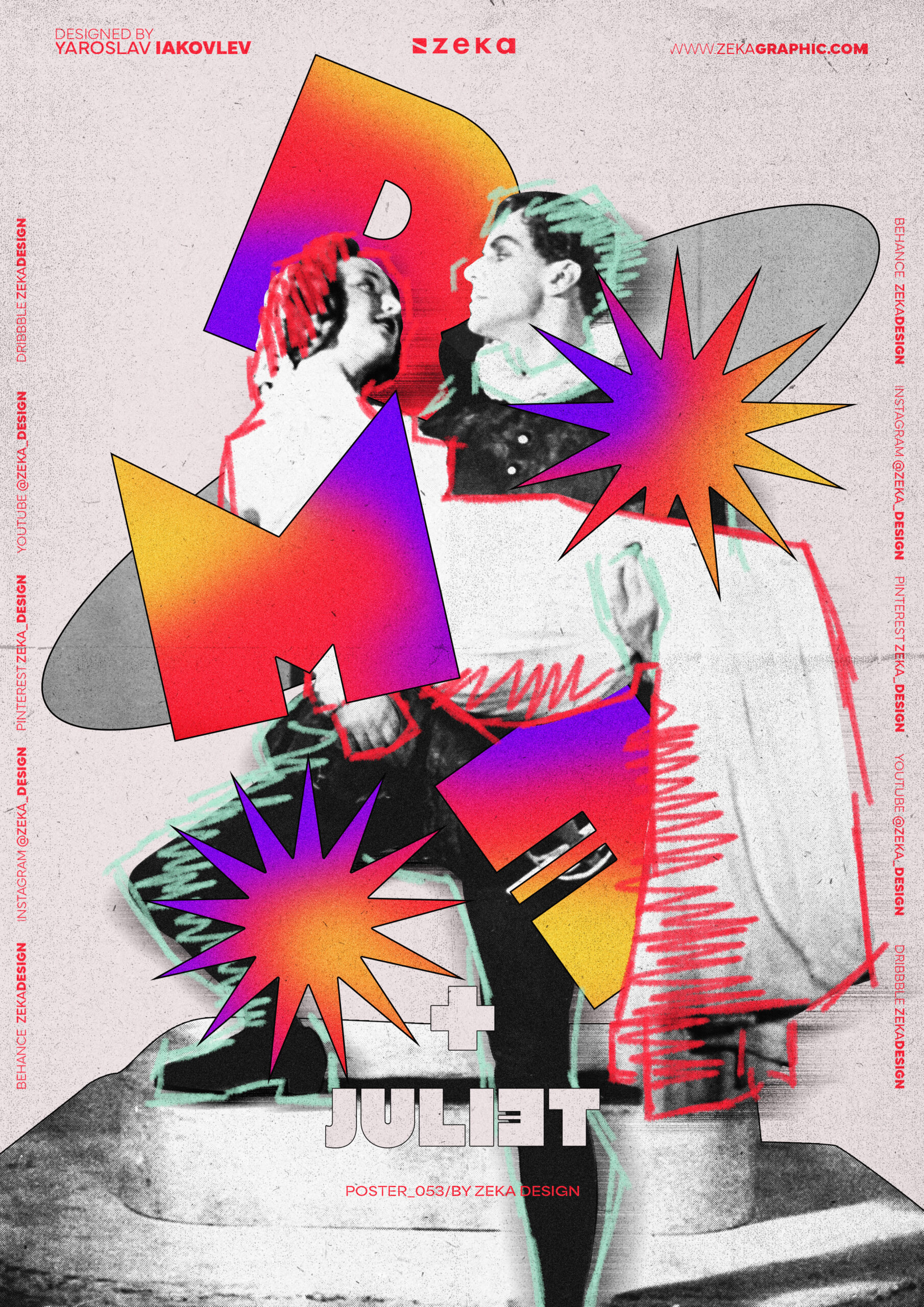 Graphic Design Poster Design Surrealism Collage Inspiraiton by Zeka Design