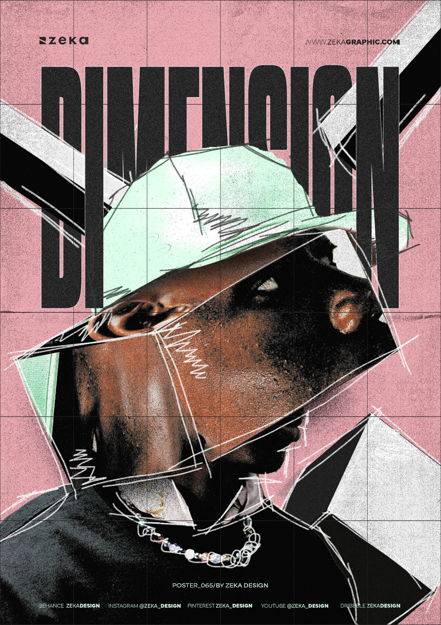 0065 Dimension Poster Design Inspiration by Zeka Design