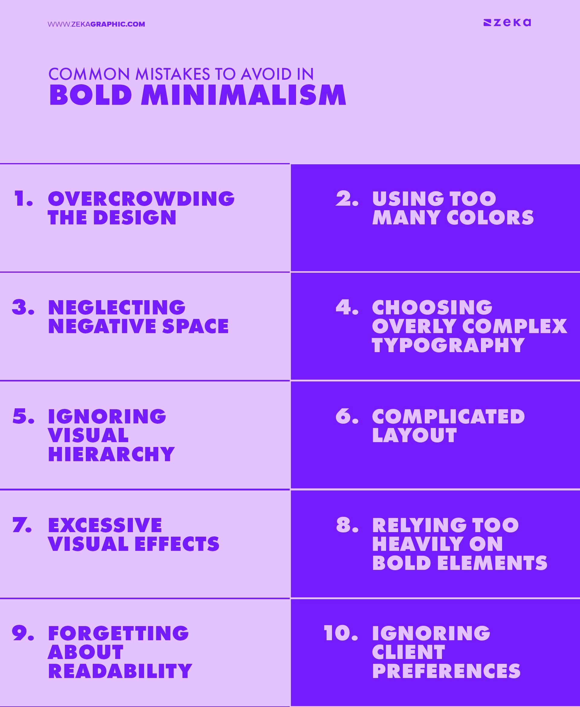 10 Common Mistakes to Avoid in Bold Minimalism