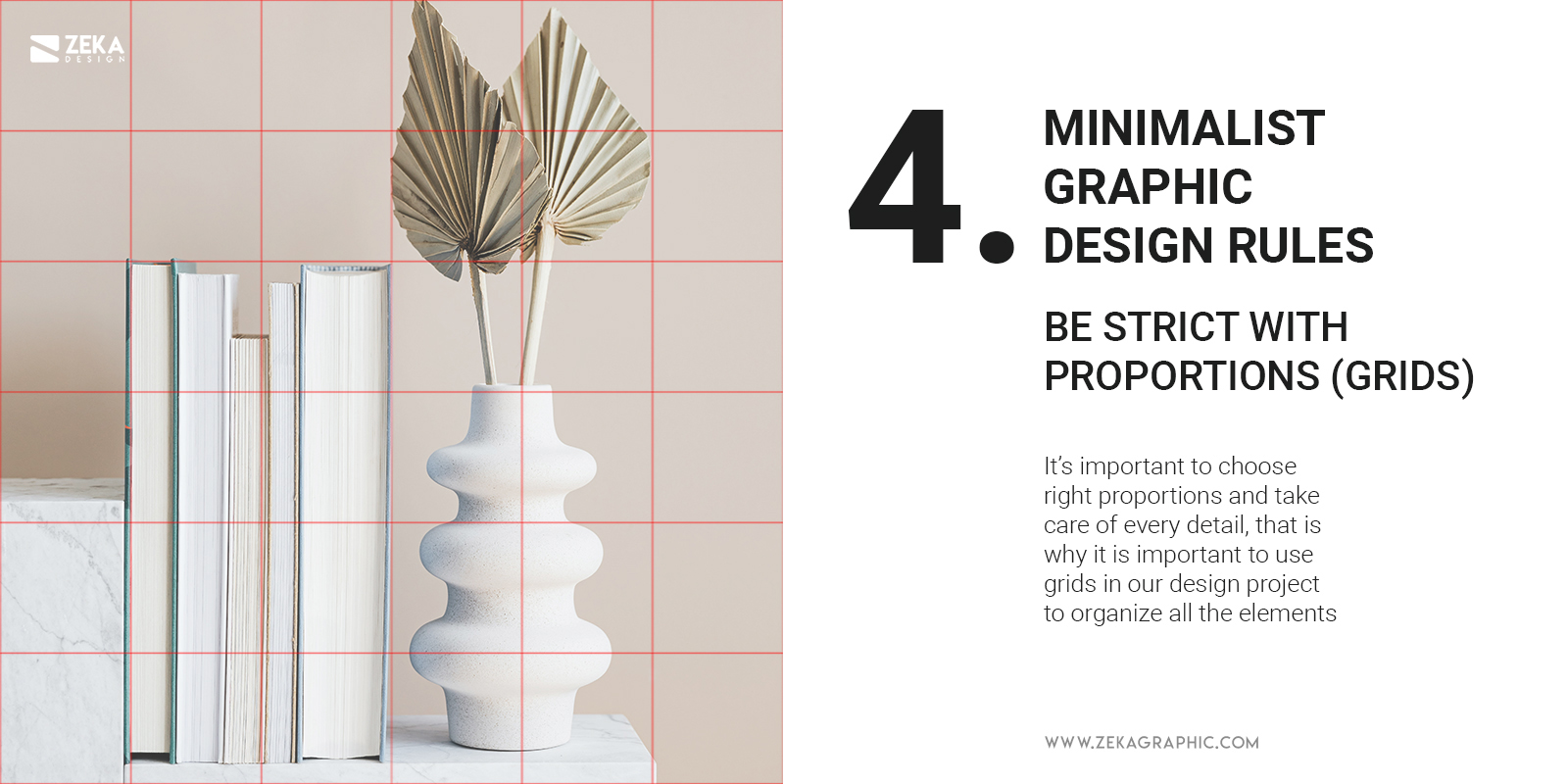4 Minimalist Graphic Design Rules Grids Organize
