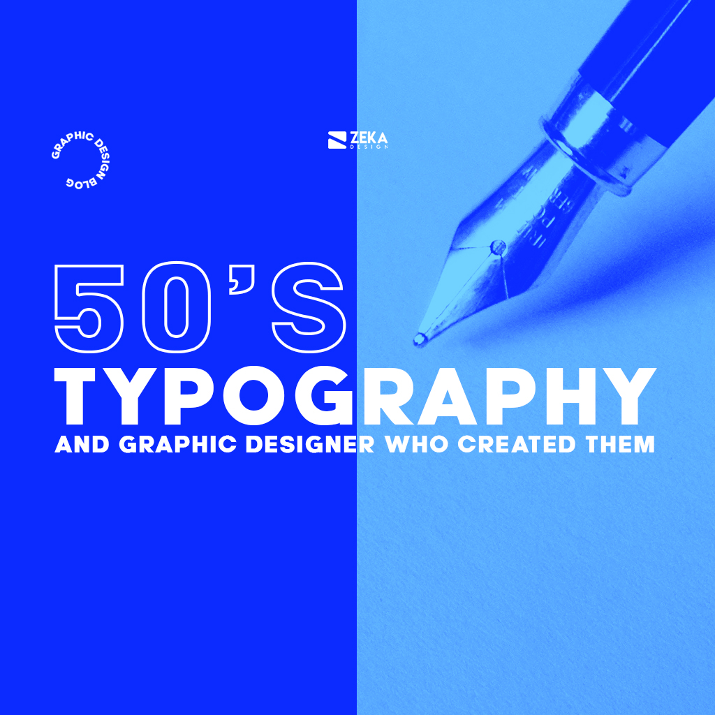 50s Typography Design History Blog Post Graphic Design Inspiration