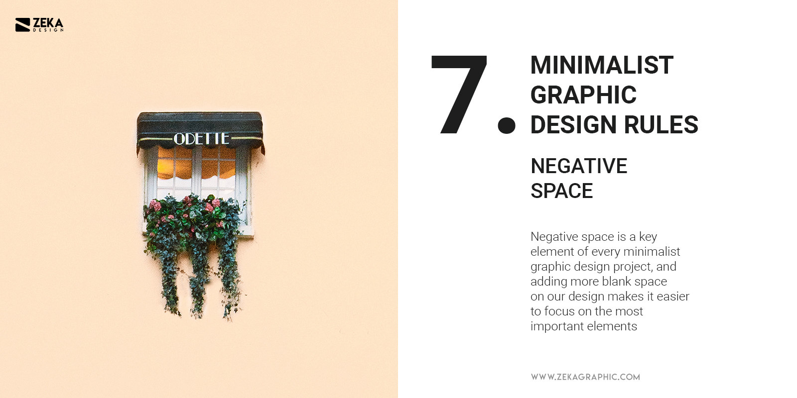 7 Minimalist Graphic Design Rules Negative Space