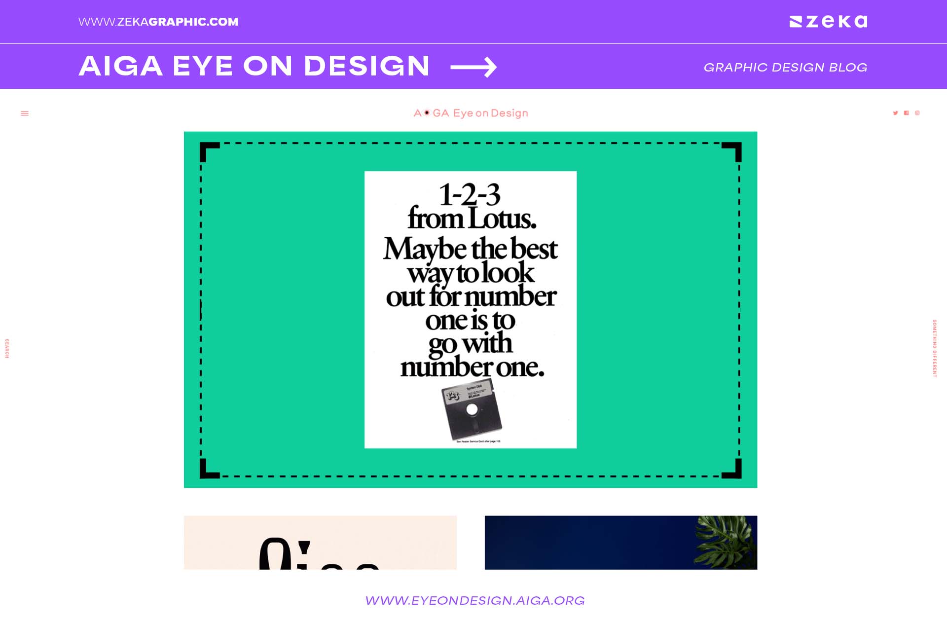 AIGA Eye on Design Graphic Design Blog