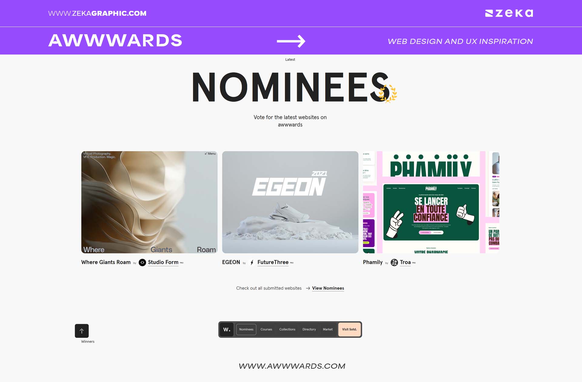 awwwards Web Design and UX Inspiration