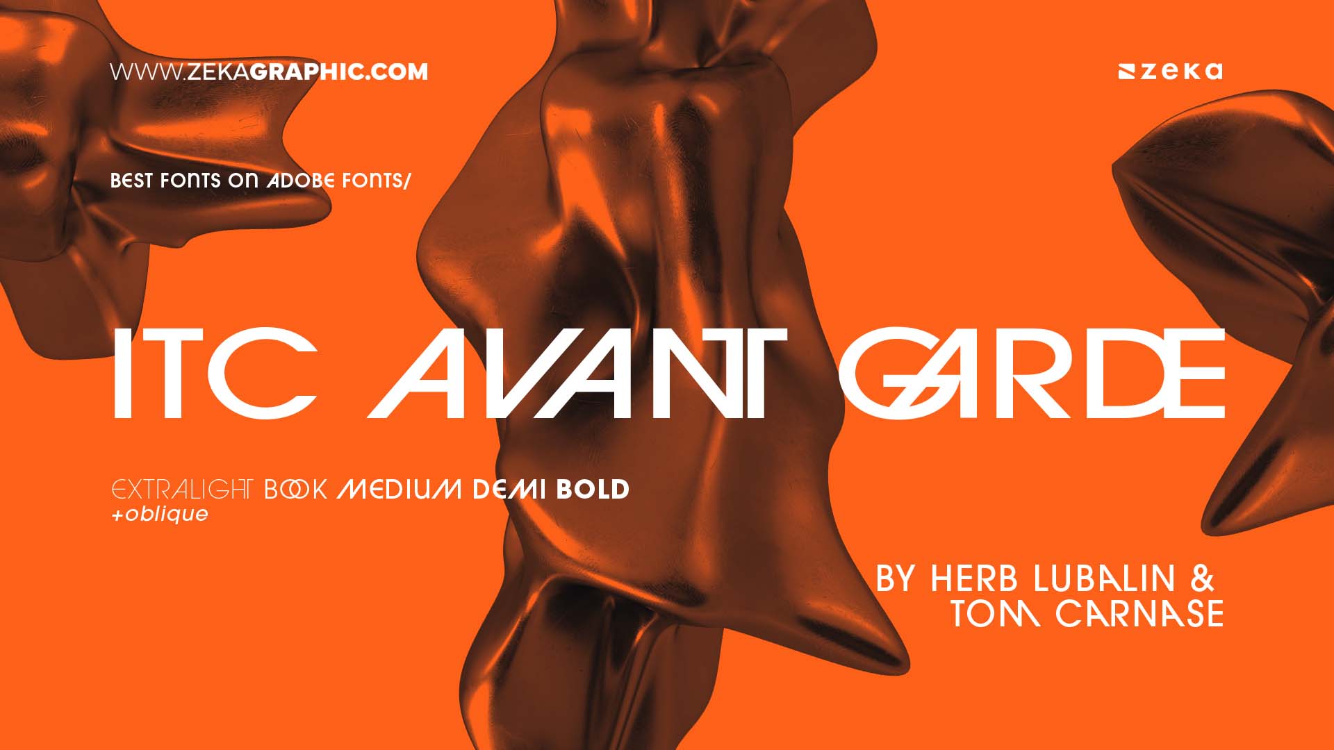 Best Adobe Fonts ITC Avant Garde