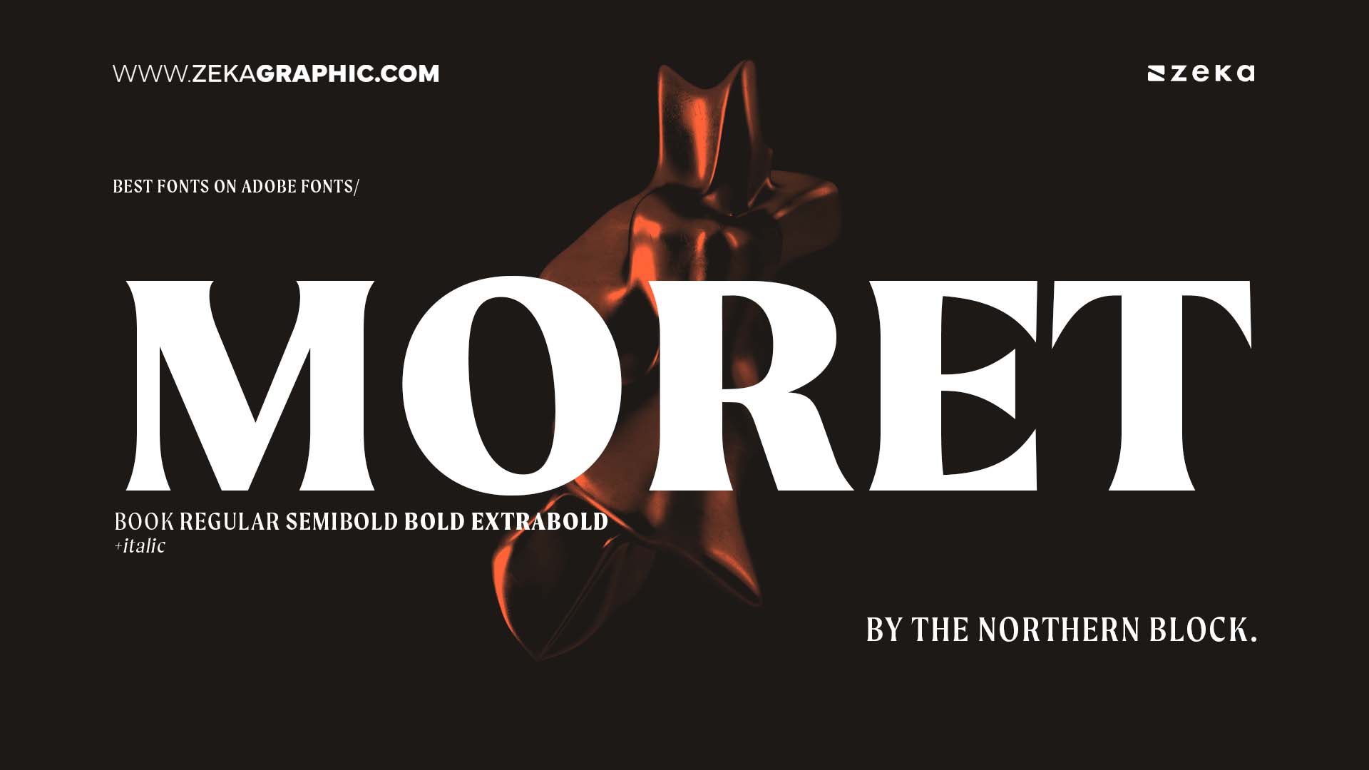 Best Adobe Fonts Moret