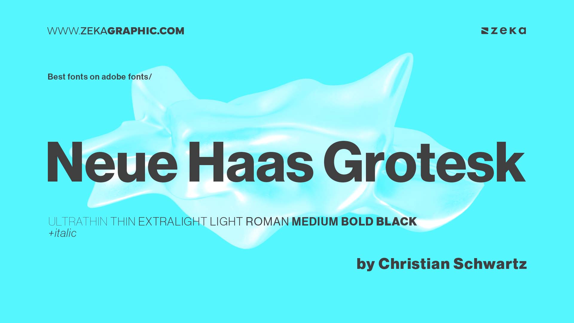 Best Adobe Fonts Neue Haas Grotesk