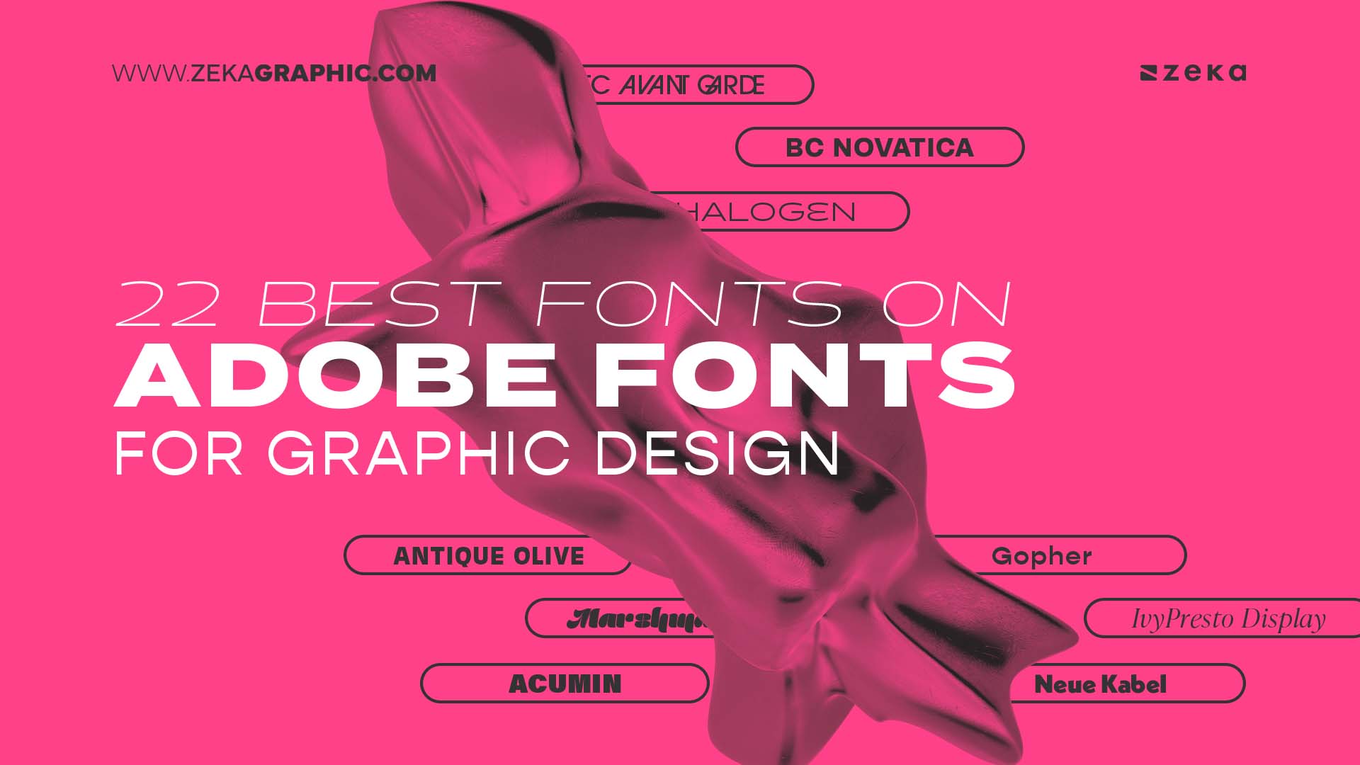 Best Fonts on Adobe Fonts for Graphic Designers