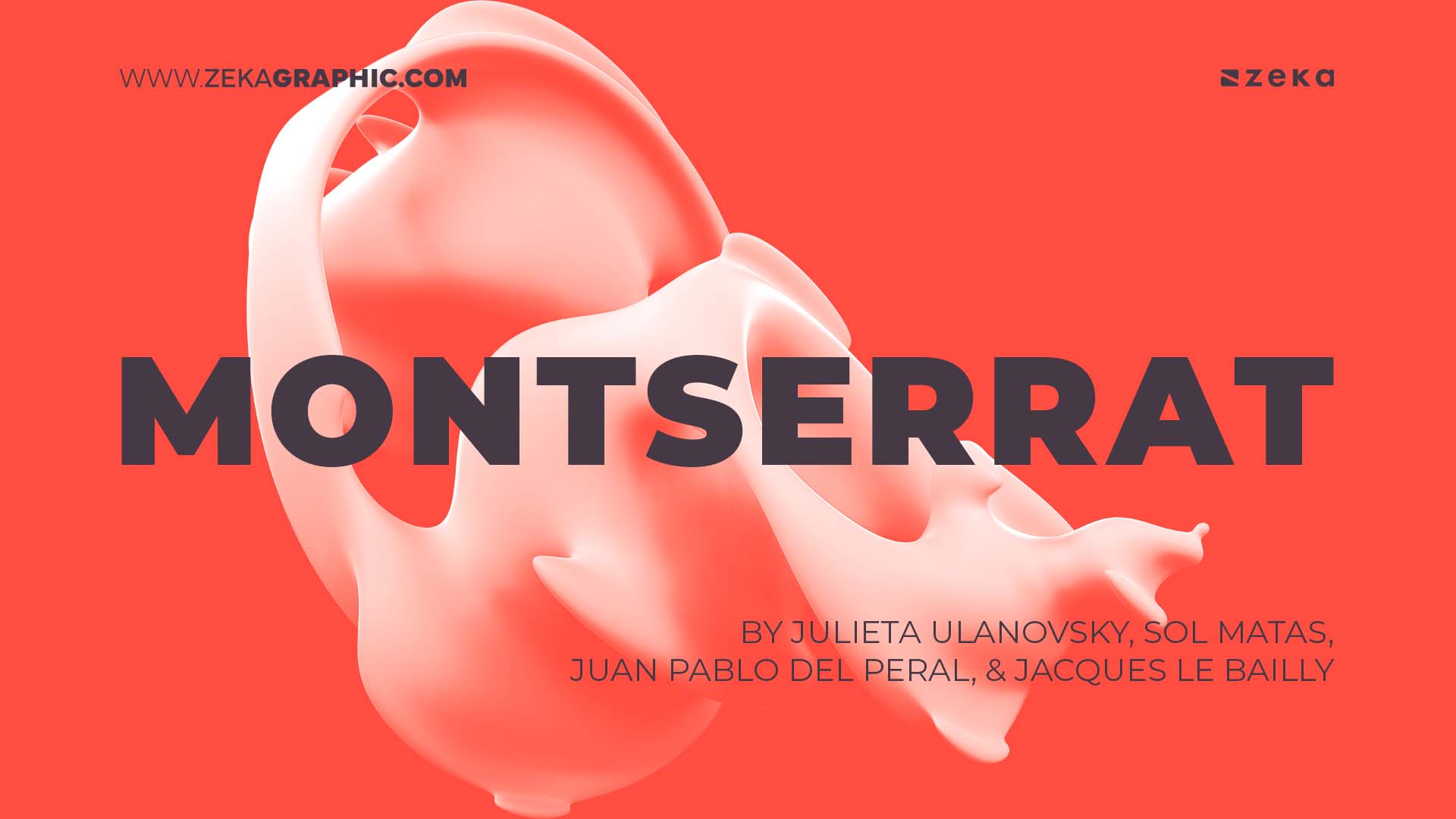 Best Google Fonts for Graphic Design Montserrat
