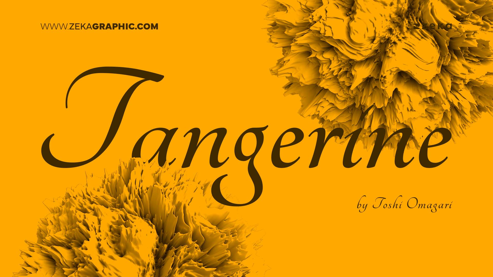 Best Google Fonts for Graphic Design Tangerine