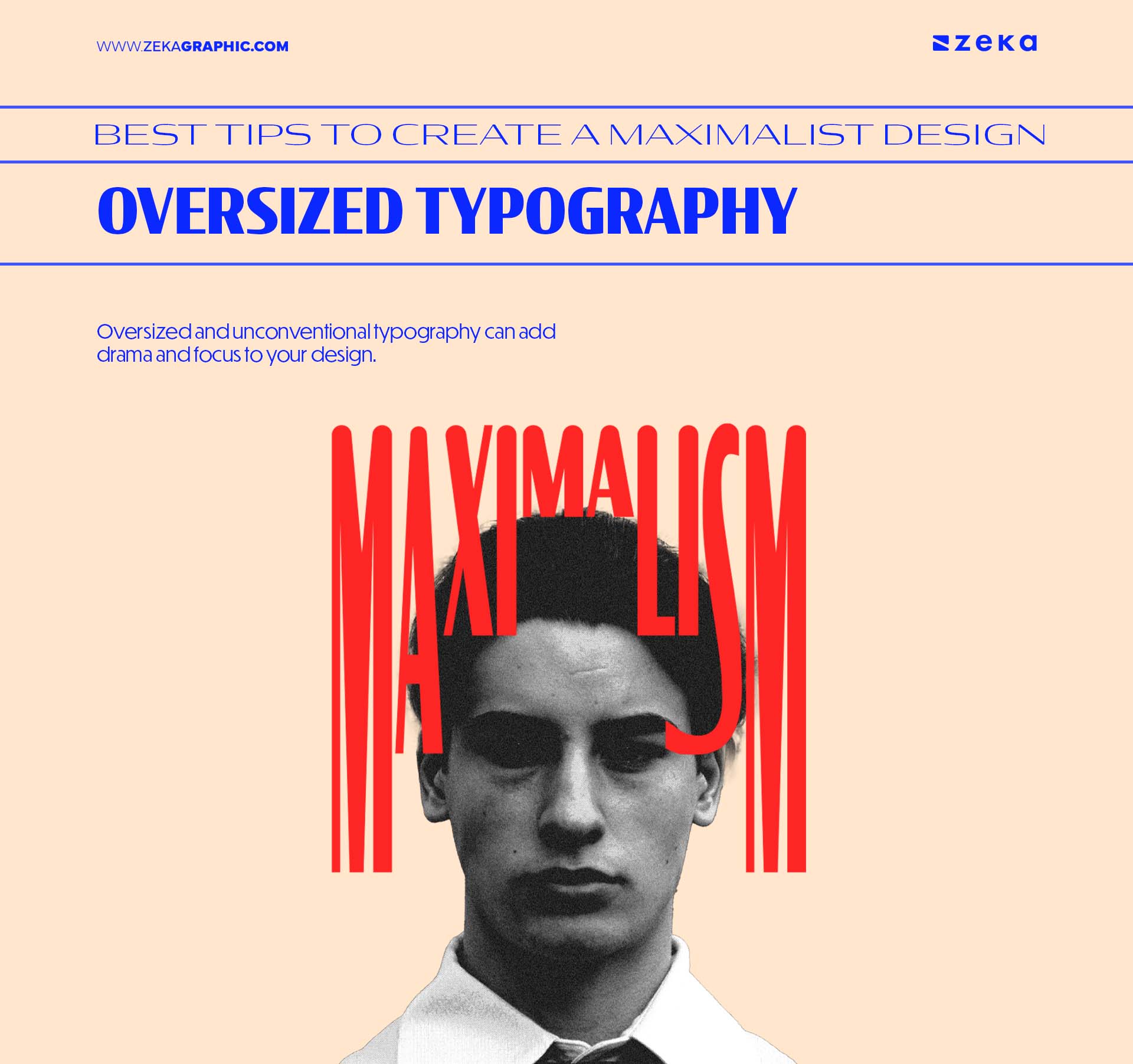 Best Tips To create a Maximalist Design Experiment with Oversized Typography