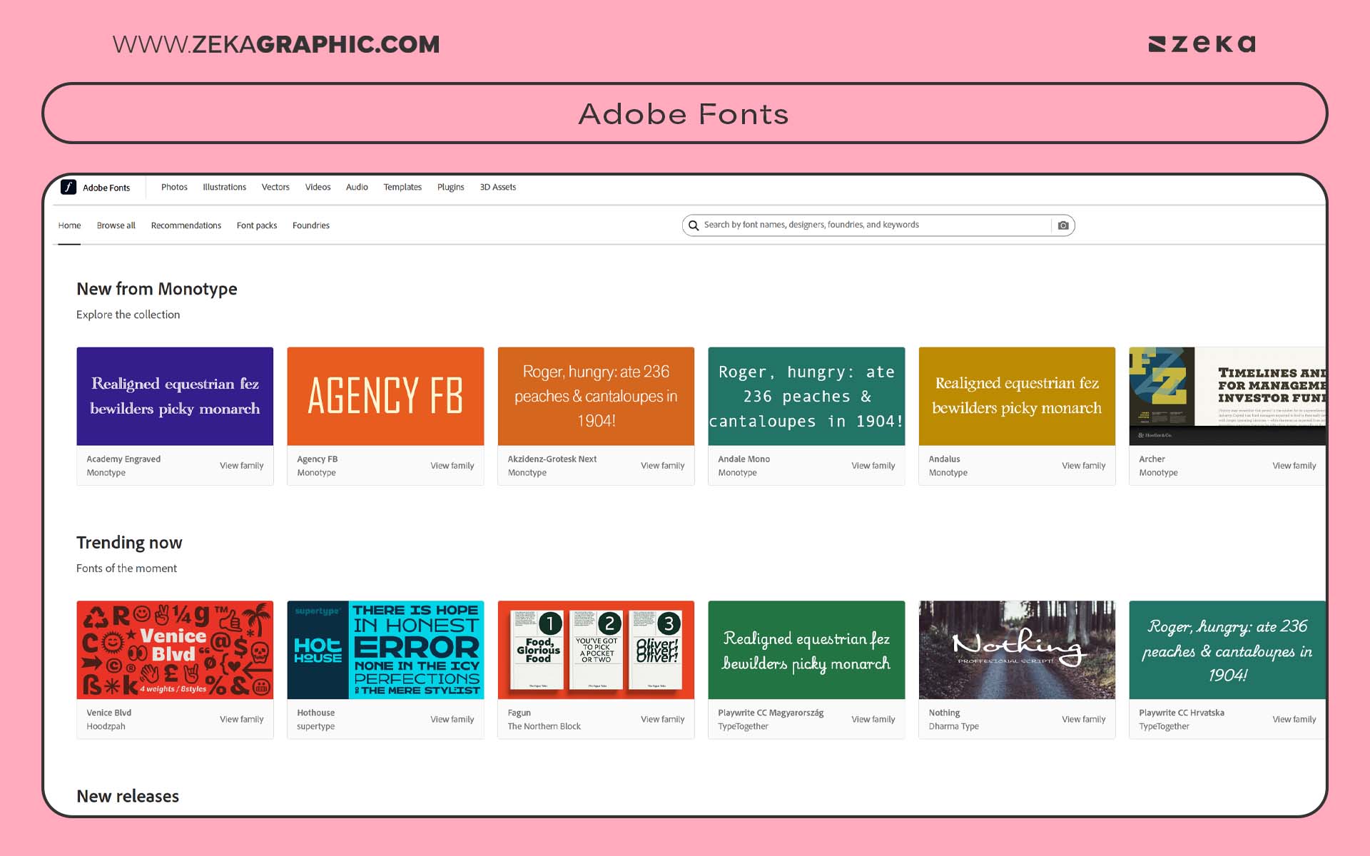 Best Websites for Fonts Adobe Fonts