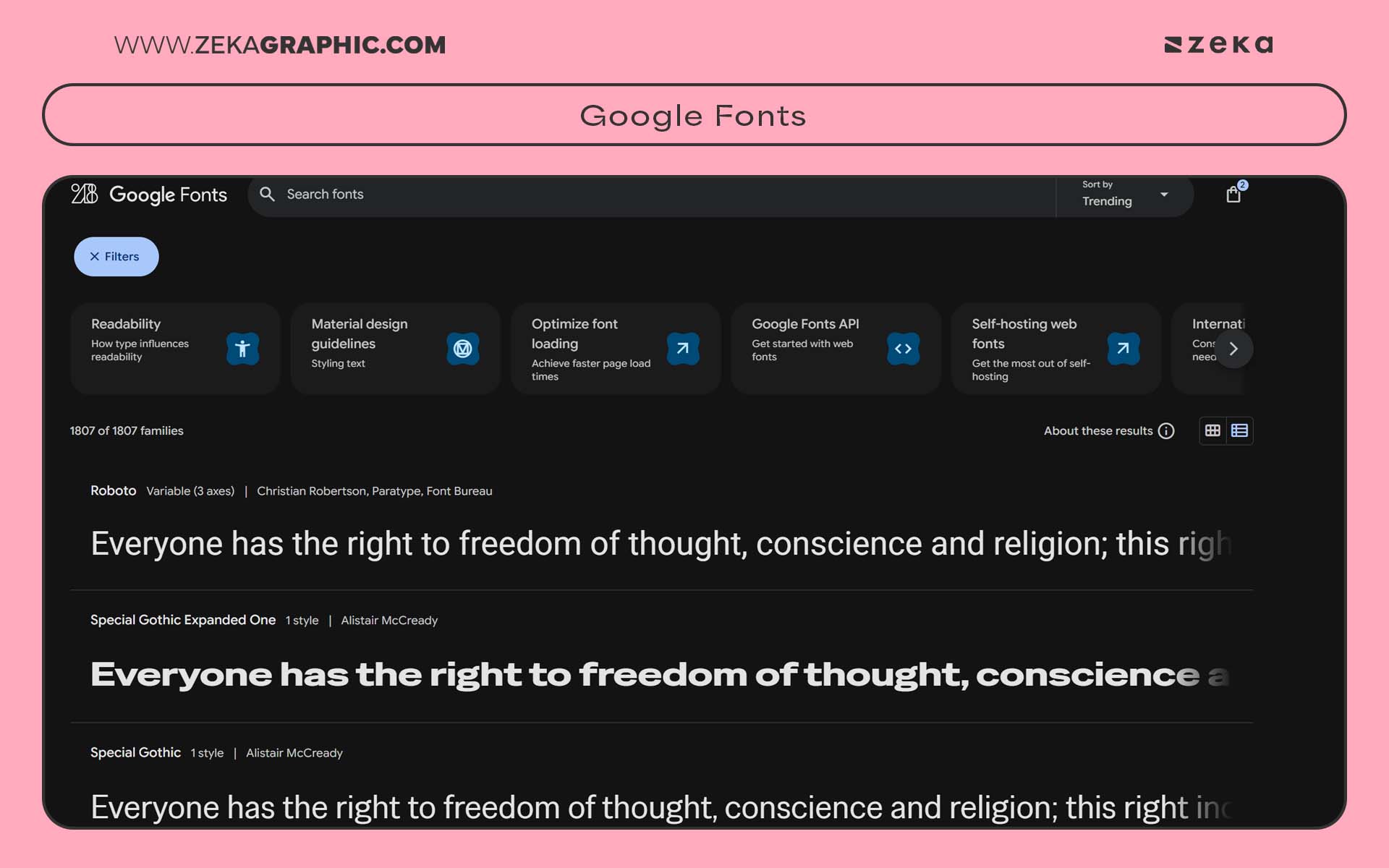 Best Websites for Fonts Google Fonts