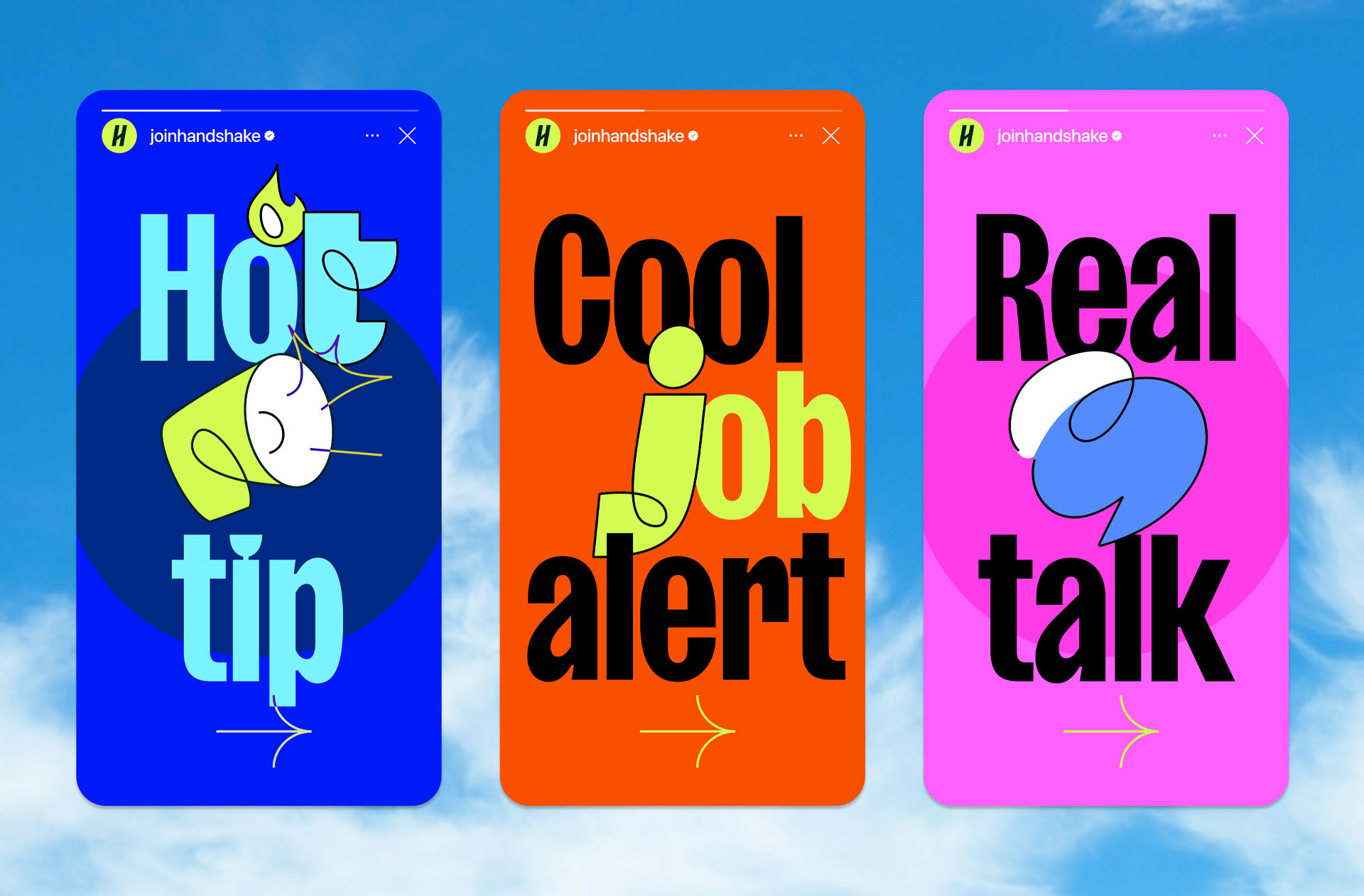 Brands Successfully Using Bright and Vibrant Colors Handshake