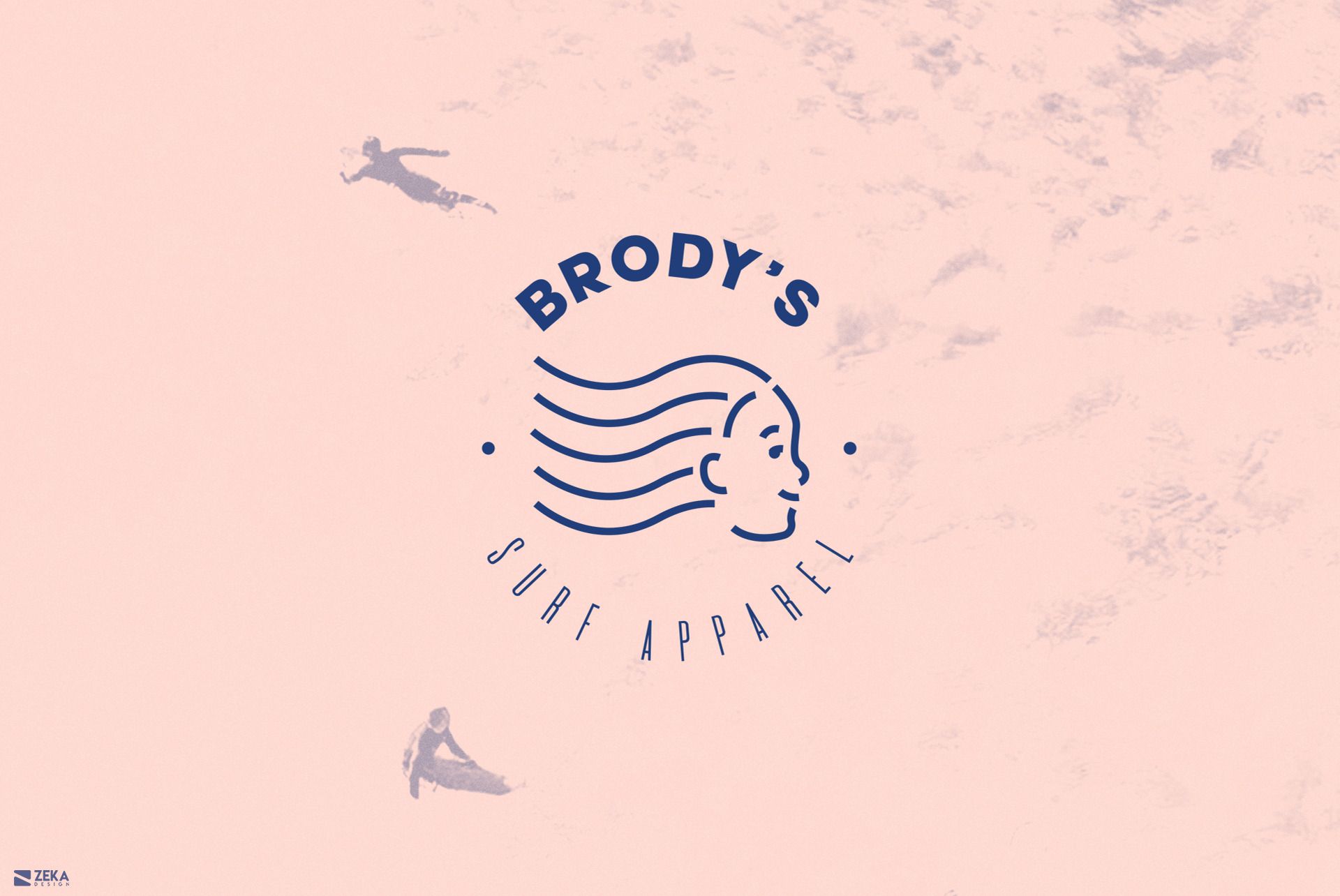 Brodys Surf Logo Design Brand Identity Design Concept by Zeka Design