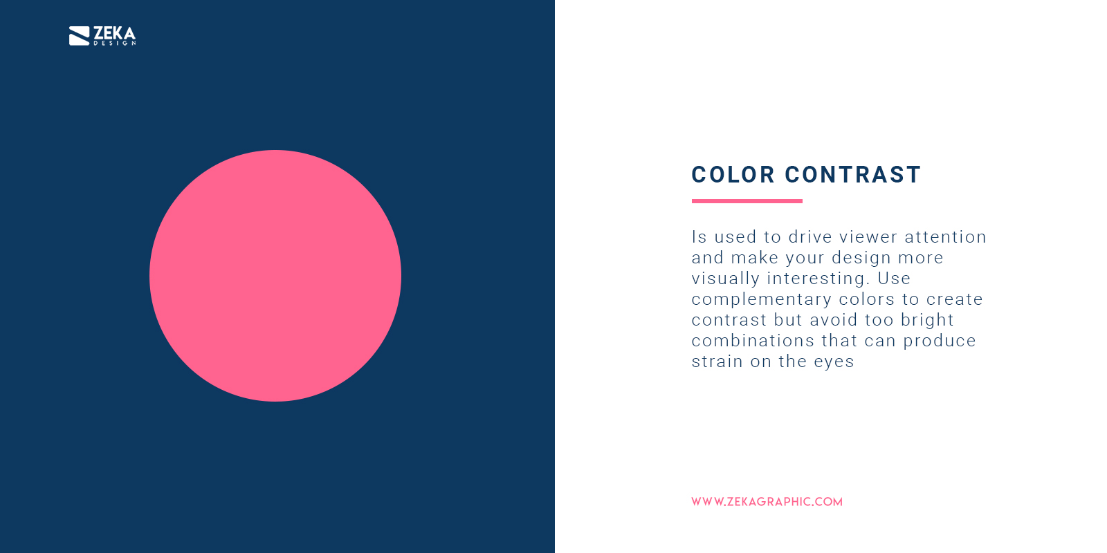 How To Use Color Contrast in Graphic Design