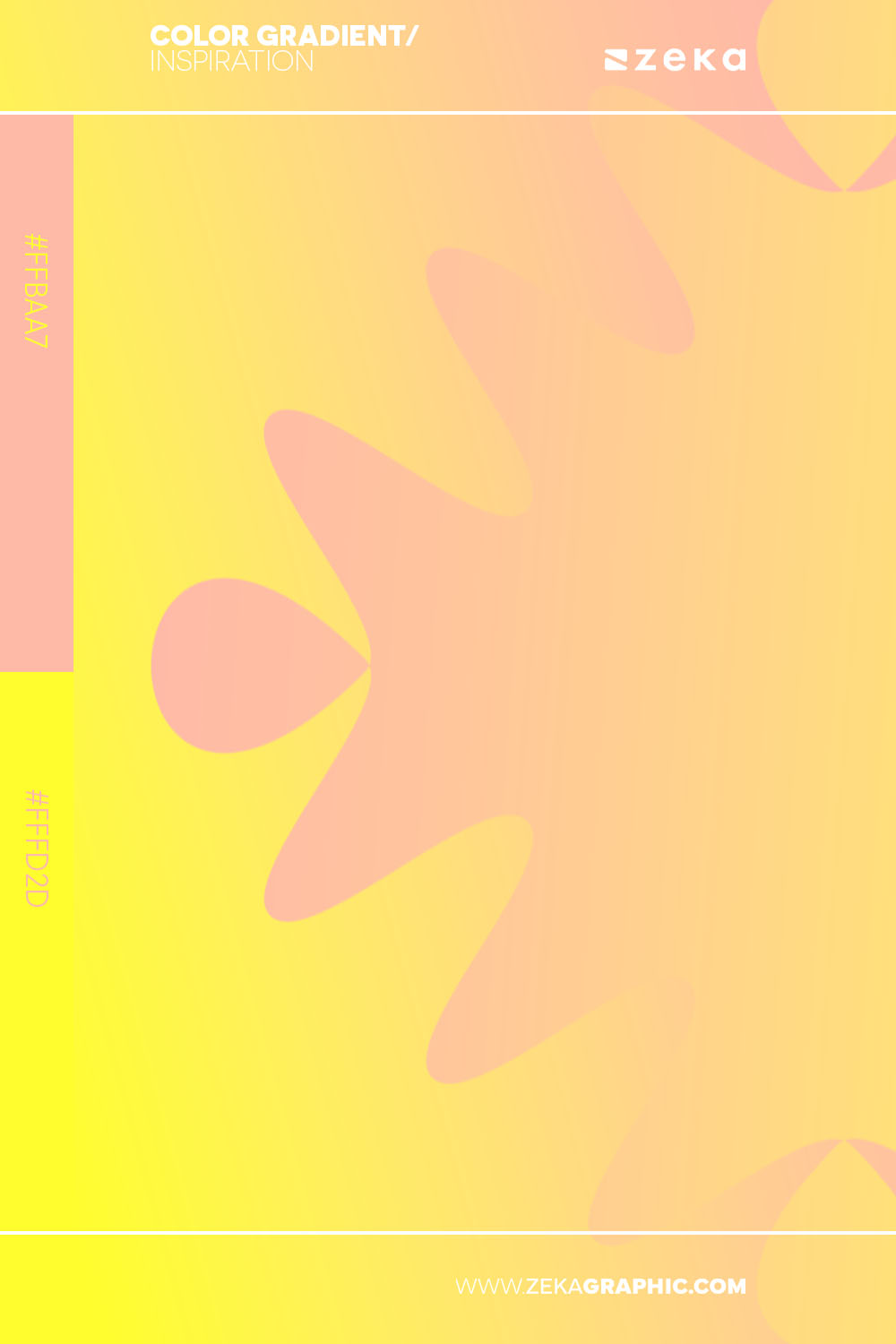 Color Gradient Inspiration 10 ffbaa7 fffd2d