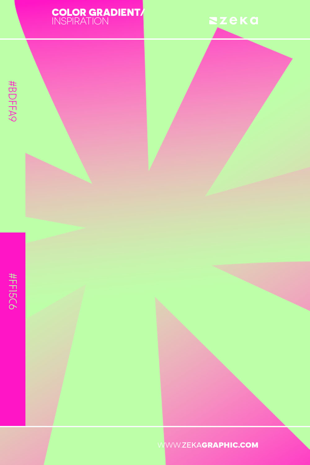 Color Gradient Inspiration 14 ff15c6 bdffa9