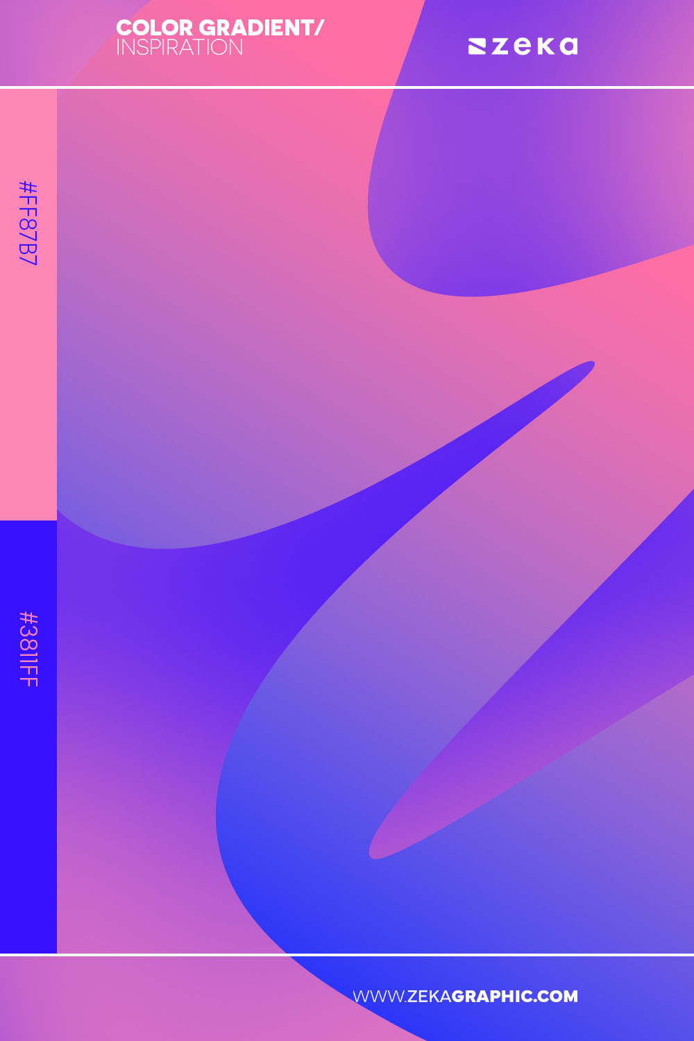 Color Gradient Inspiration 17 ff87b7 3811ff