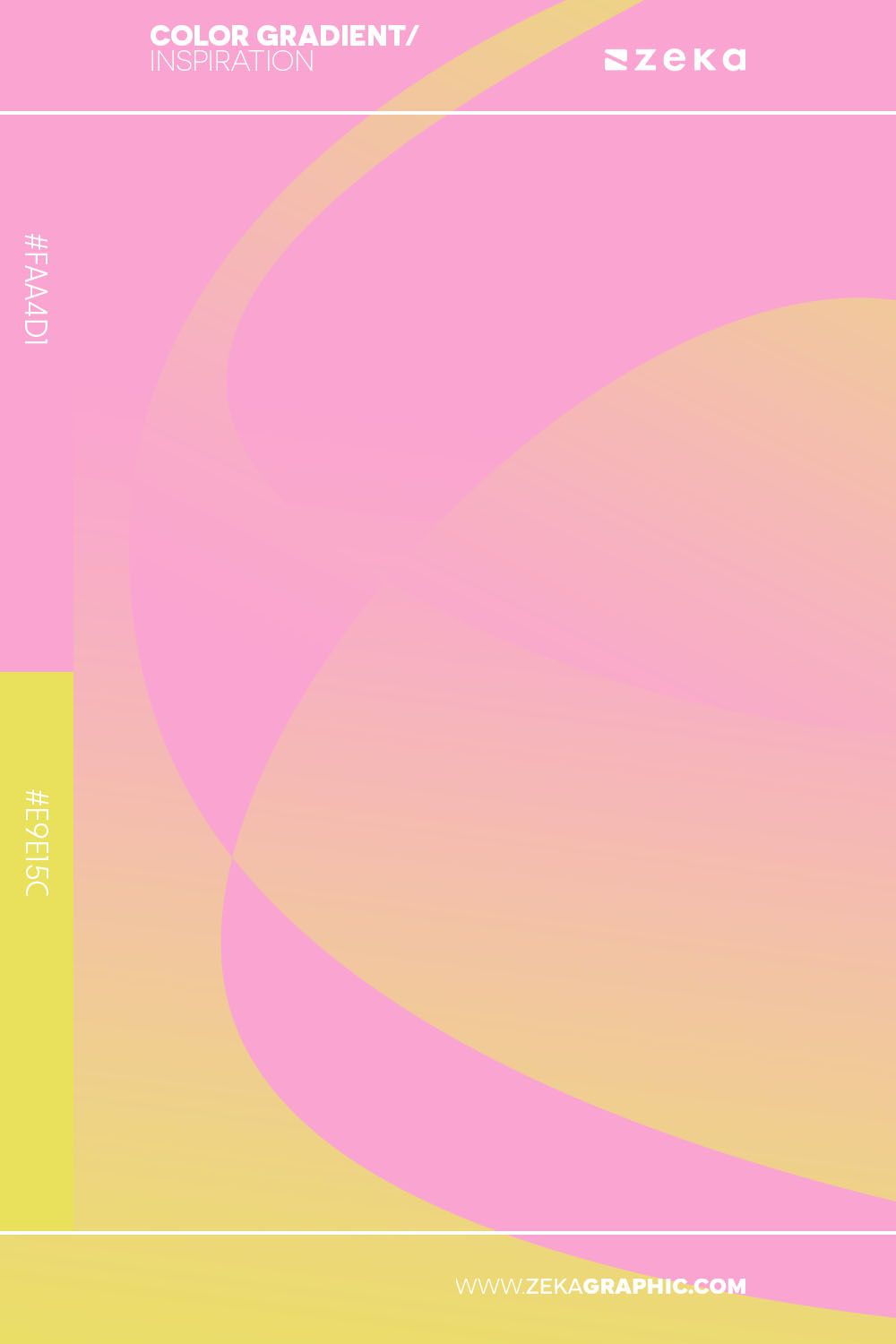 Color Gradient Inspiration 23 e9e15c faa4d1
