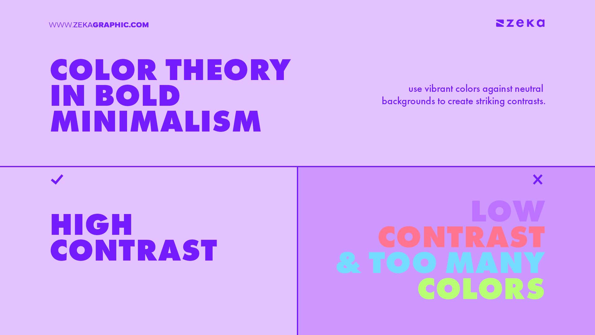Color Theory in Bold Minimalism