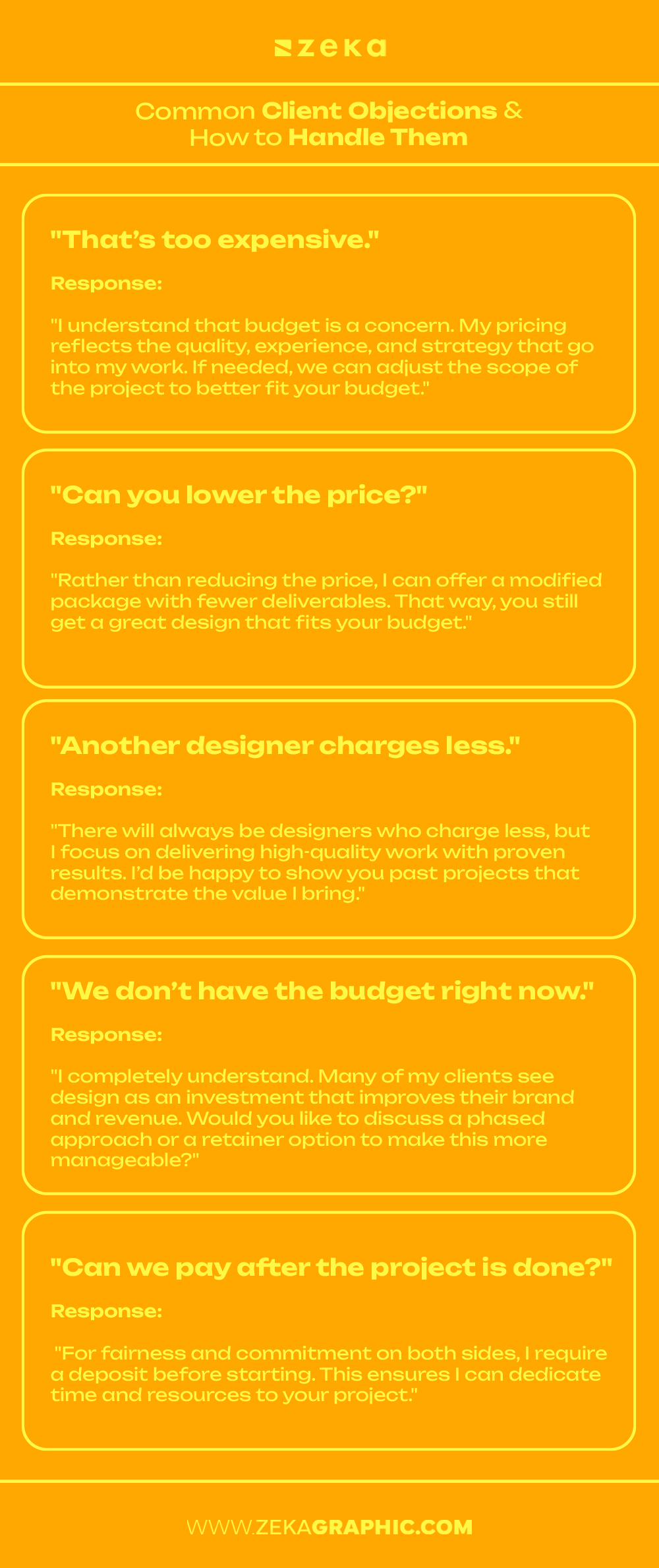 Common Client Objections and How to Handle Them