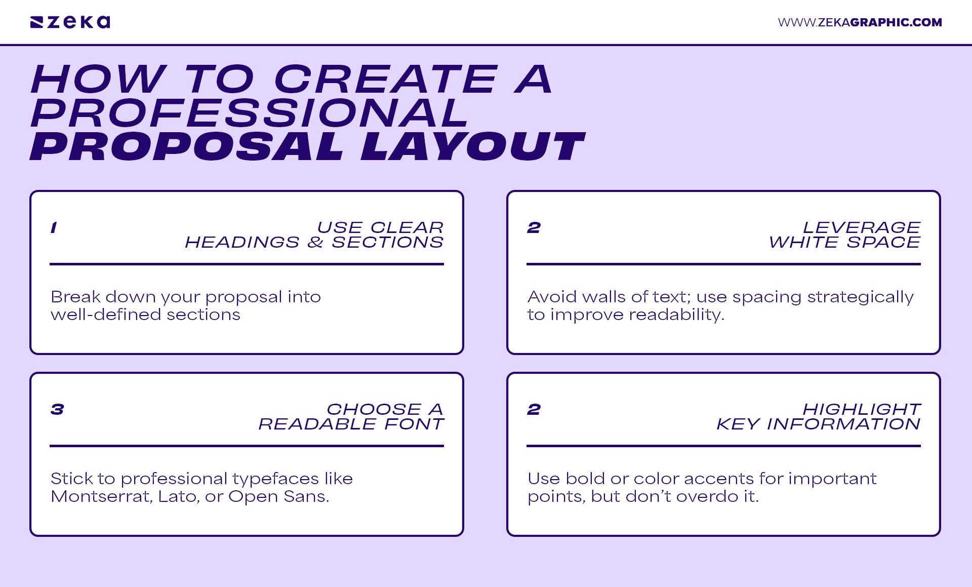 Creating a Professional Proposal Layout