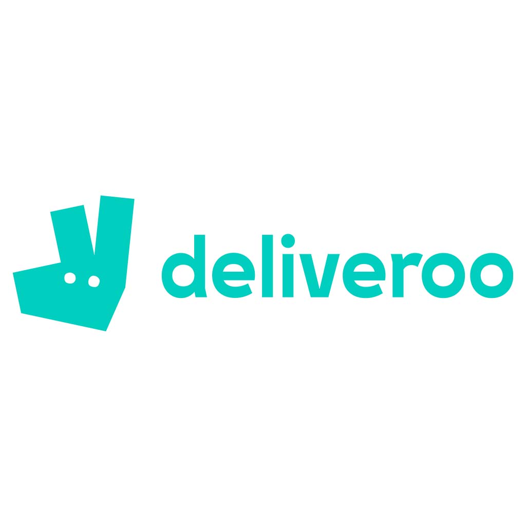 Creative Use of Negative Space Logo Trend Deliveroo