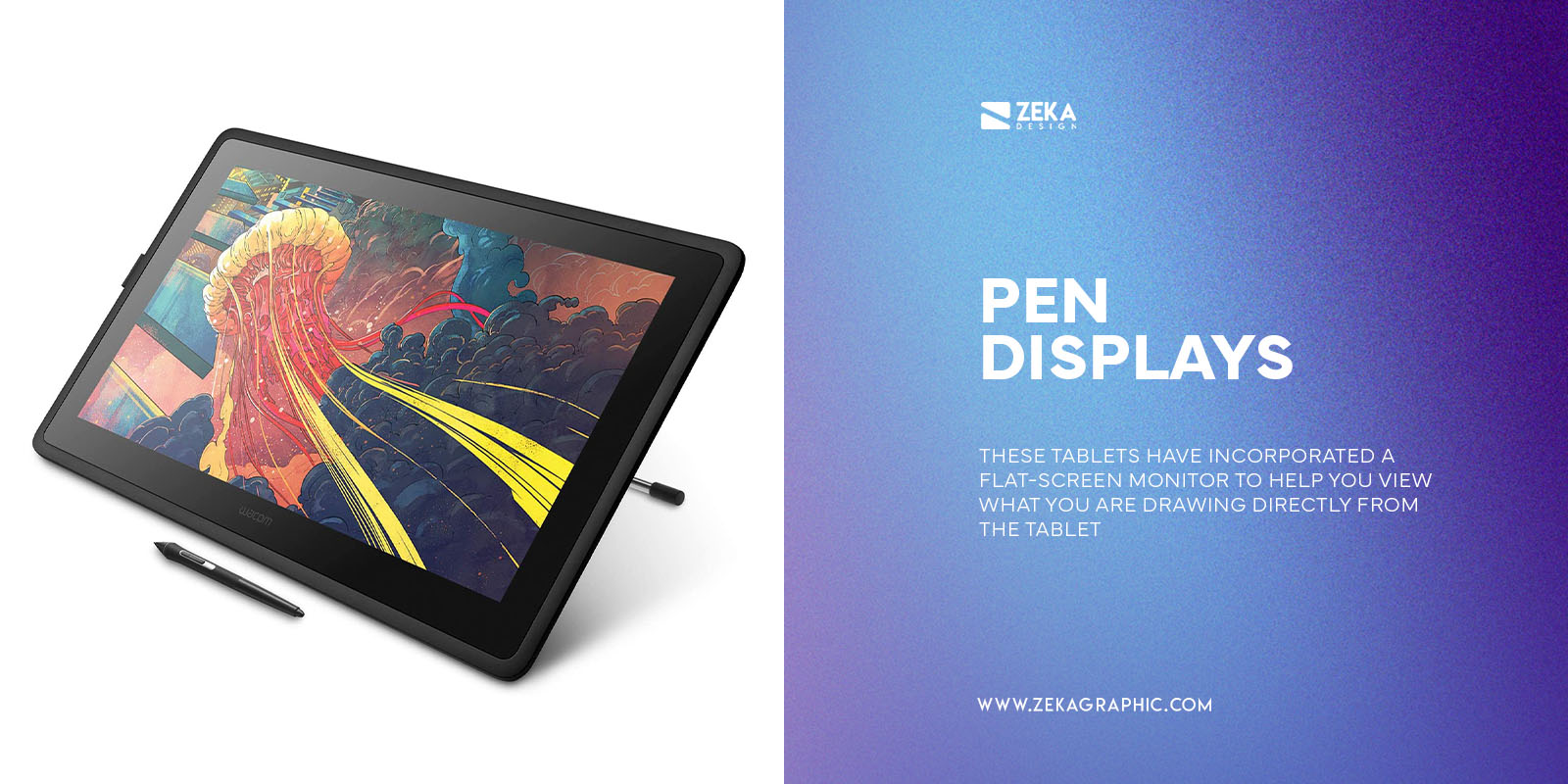 Drawing Tablet Types Pen Displays Explained