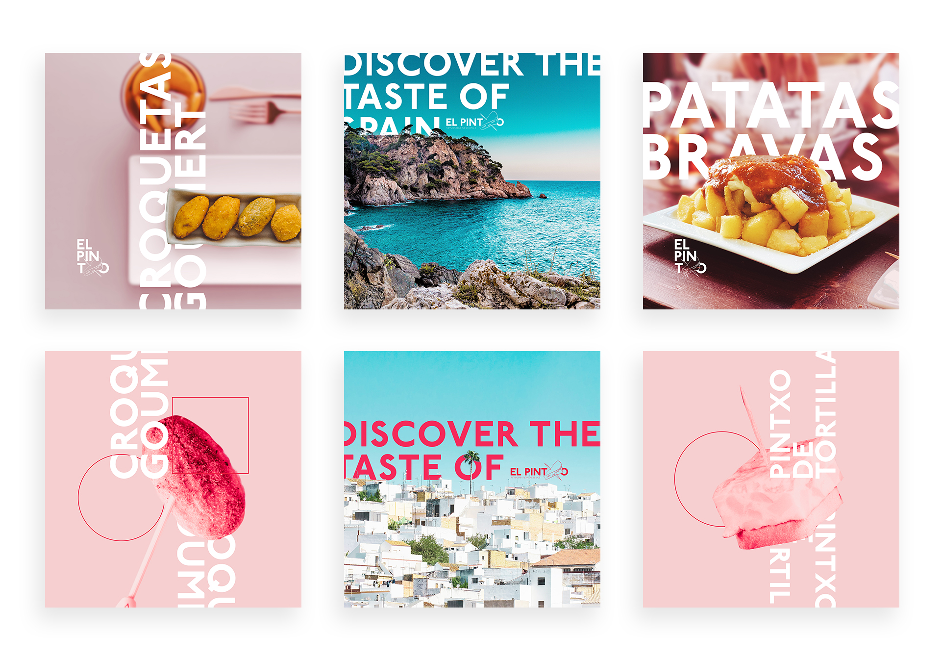 El Pintxo Logo Concept Brand Social Media Post Design
