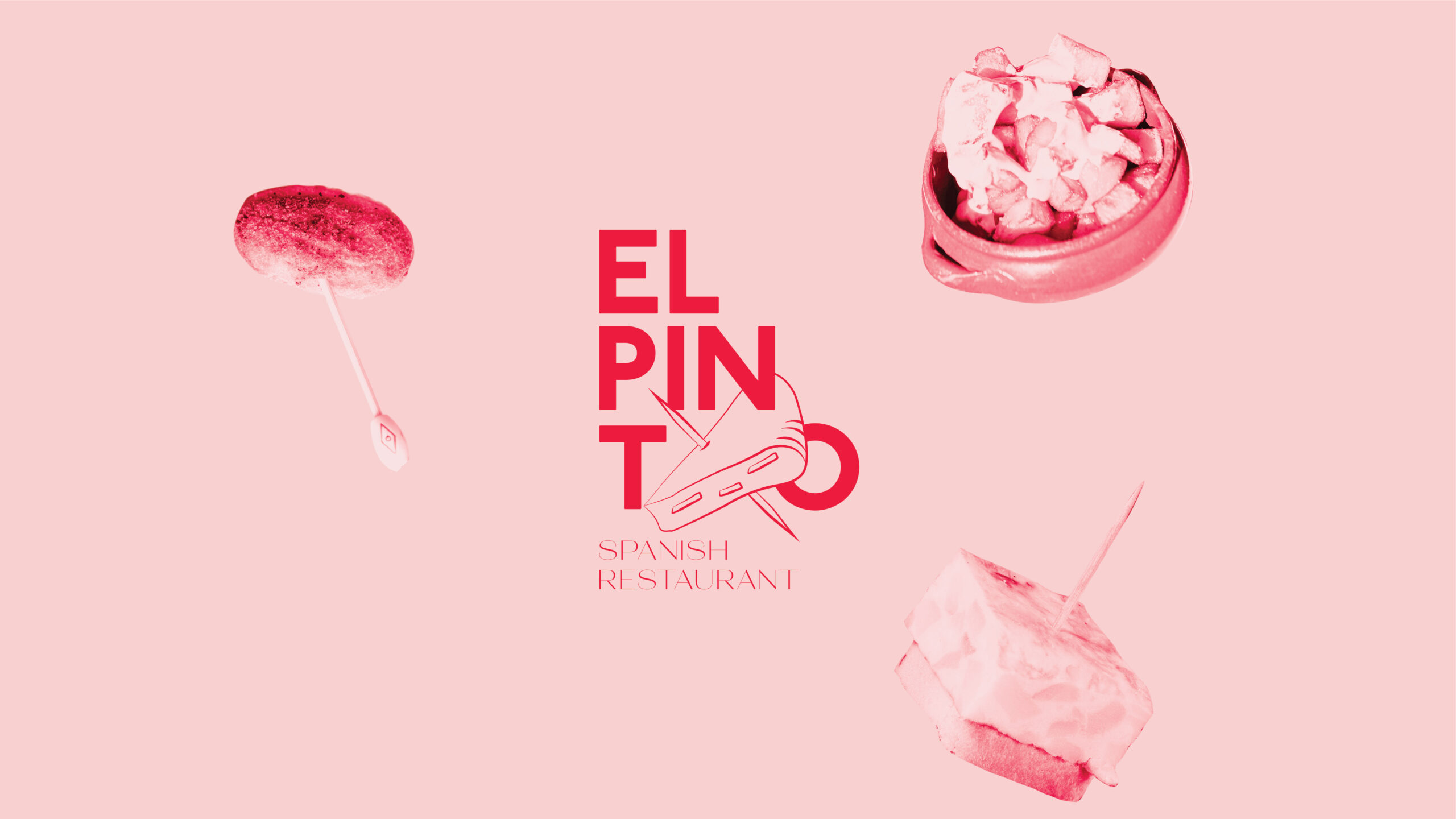 El Pintxo Spanish Restaurant Logo Design Brand Identity Design Inspiration by Zeka Design Logo