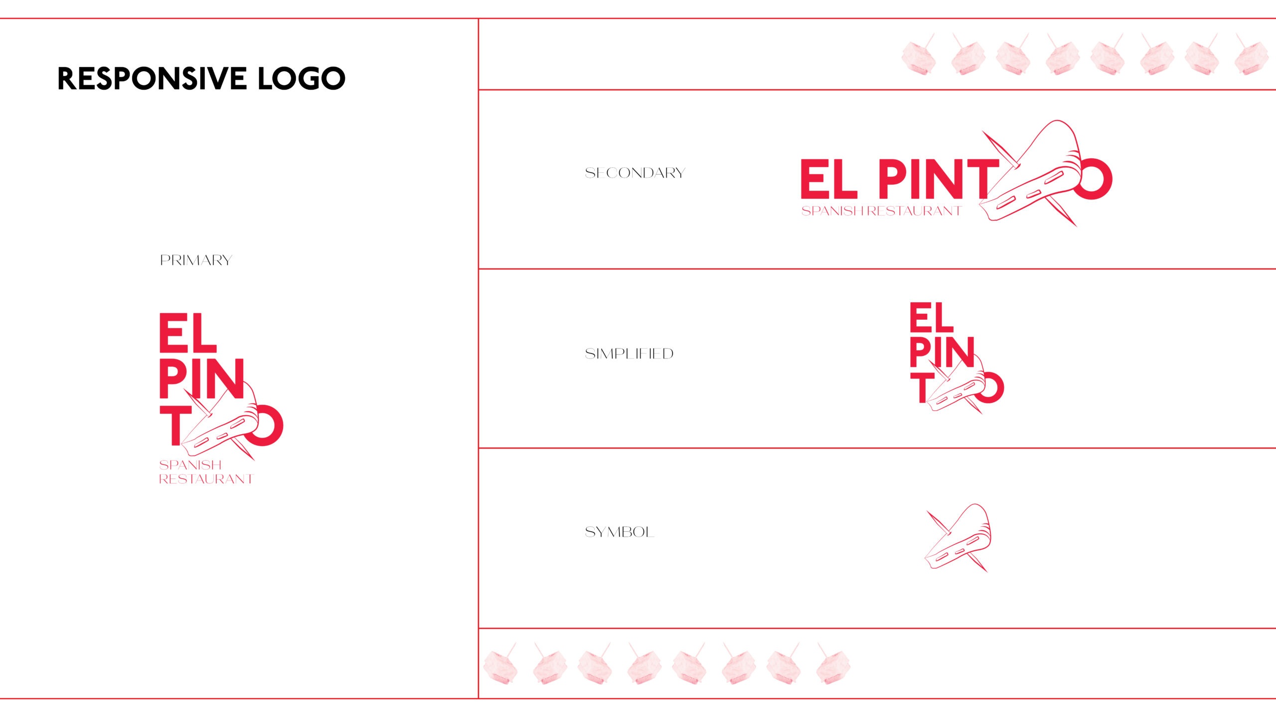 El Pintxo Spanish Restaurant Logo Design Brand Identity Design Inspiration by Zeka Design Responsive