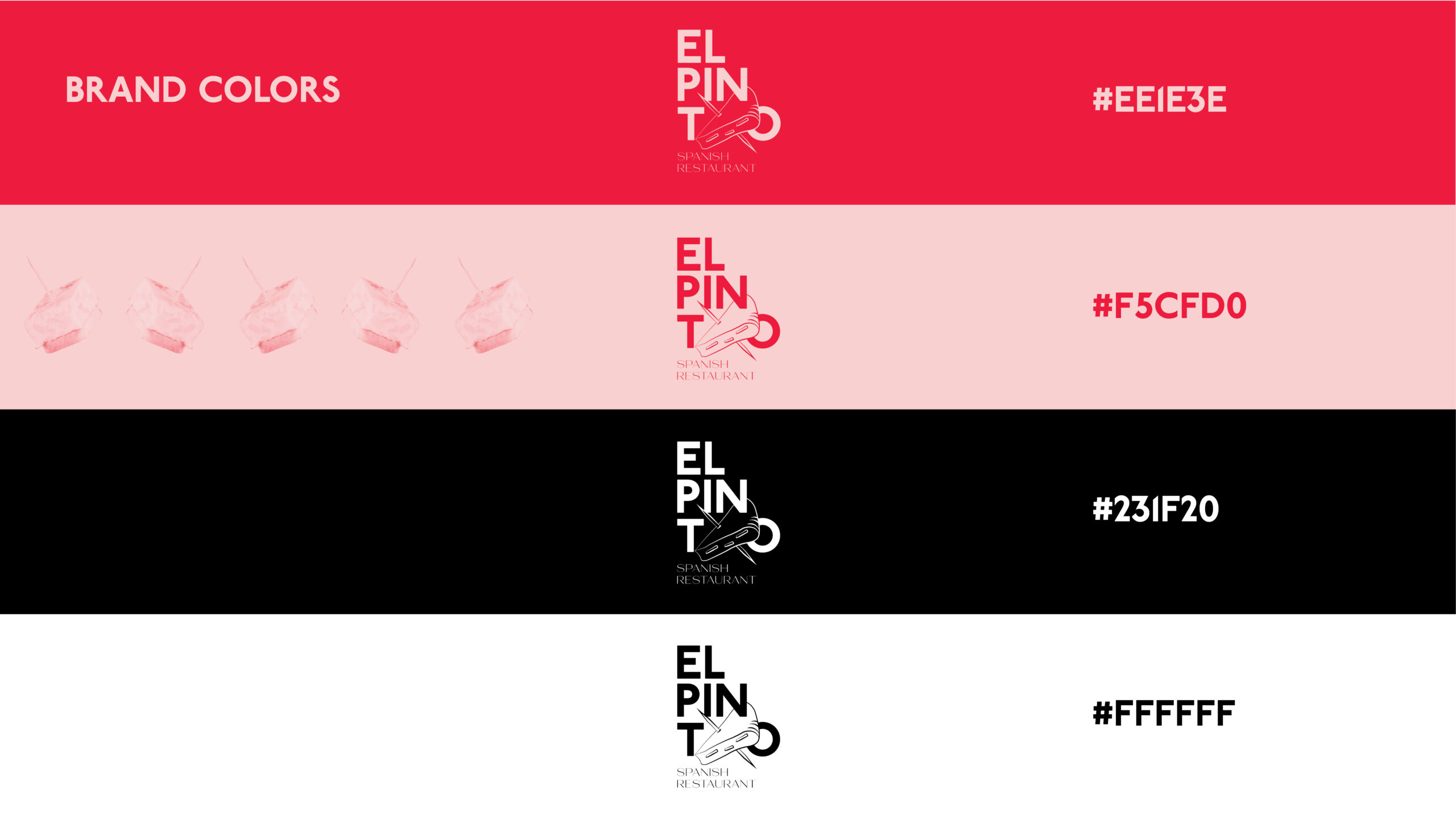 El Pitnxo Logo Concept Brand Colors