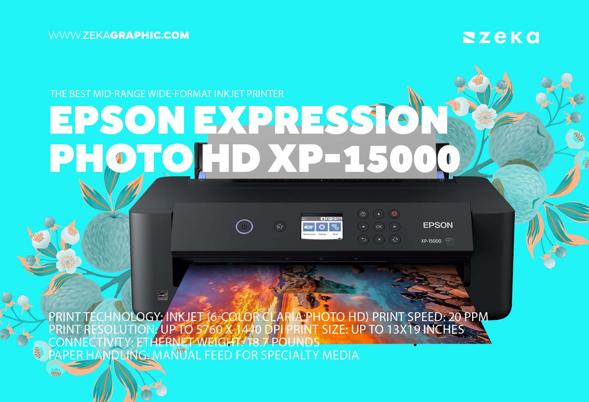 Epson Expression Photo HD XP-15000 The best mid-range wide-format inkjet printer