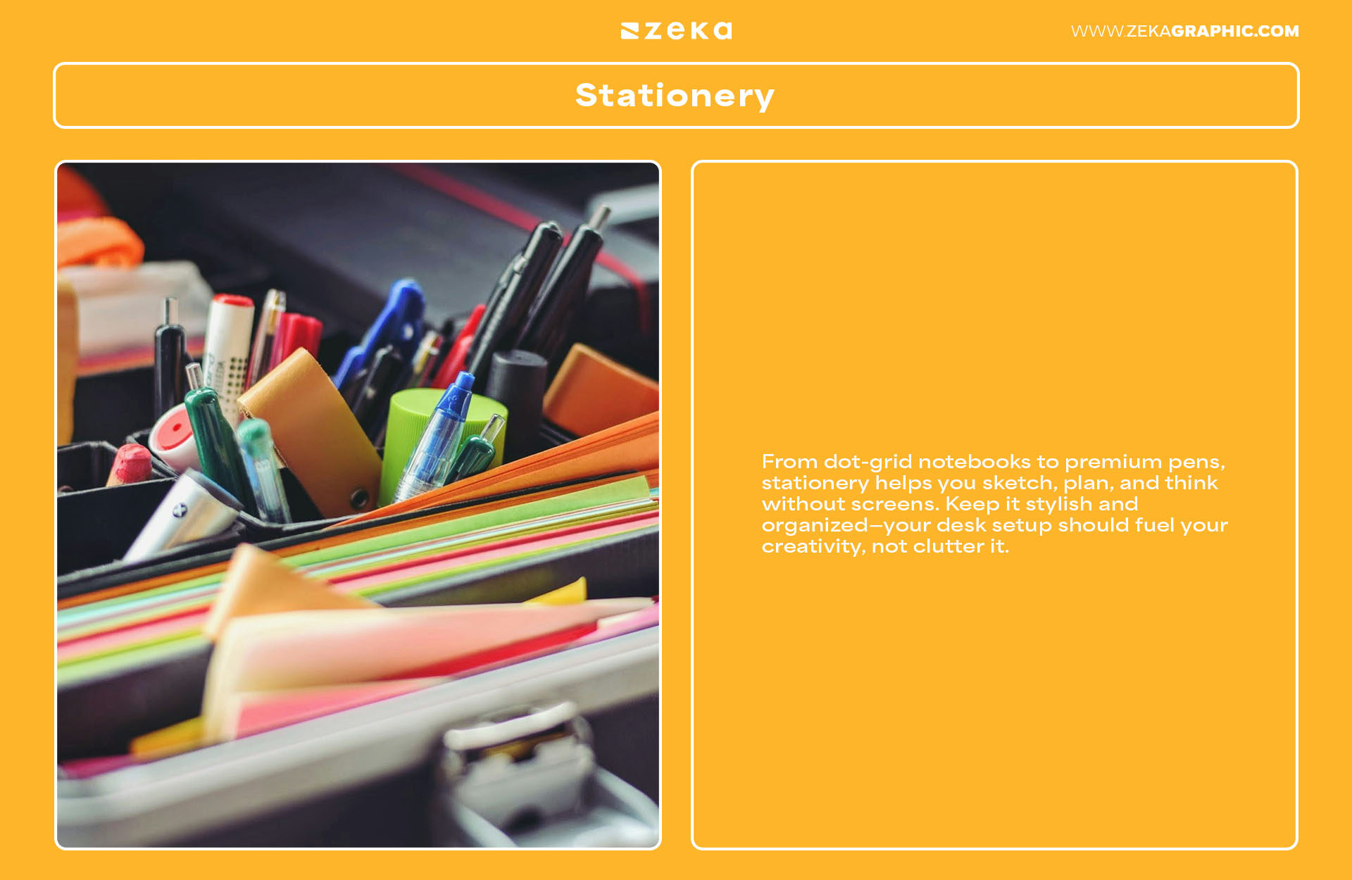 Everything You Need for Your Home Office as a Freelancer Stationery