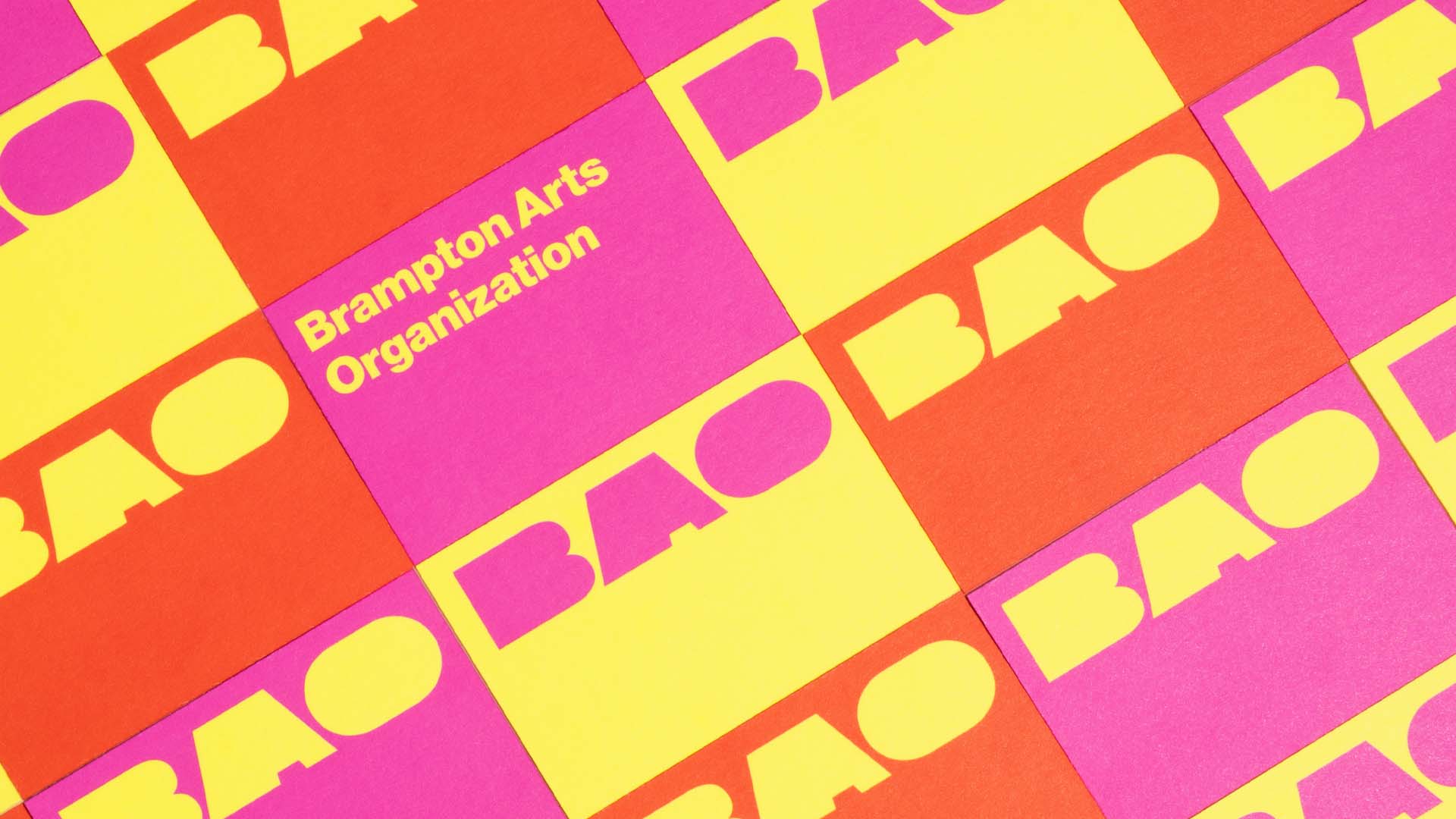 Examples of Bold Minimalism in Branding and Advertising Brampton Arts Organization