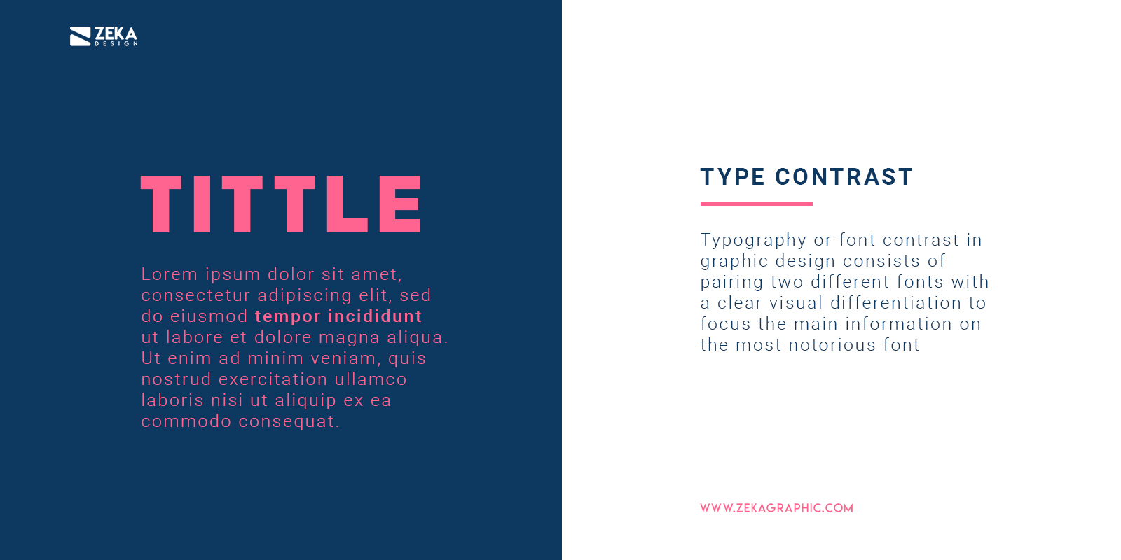 How To Use Font Contrast in Graphic Design