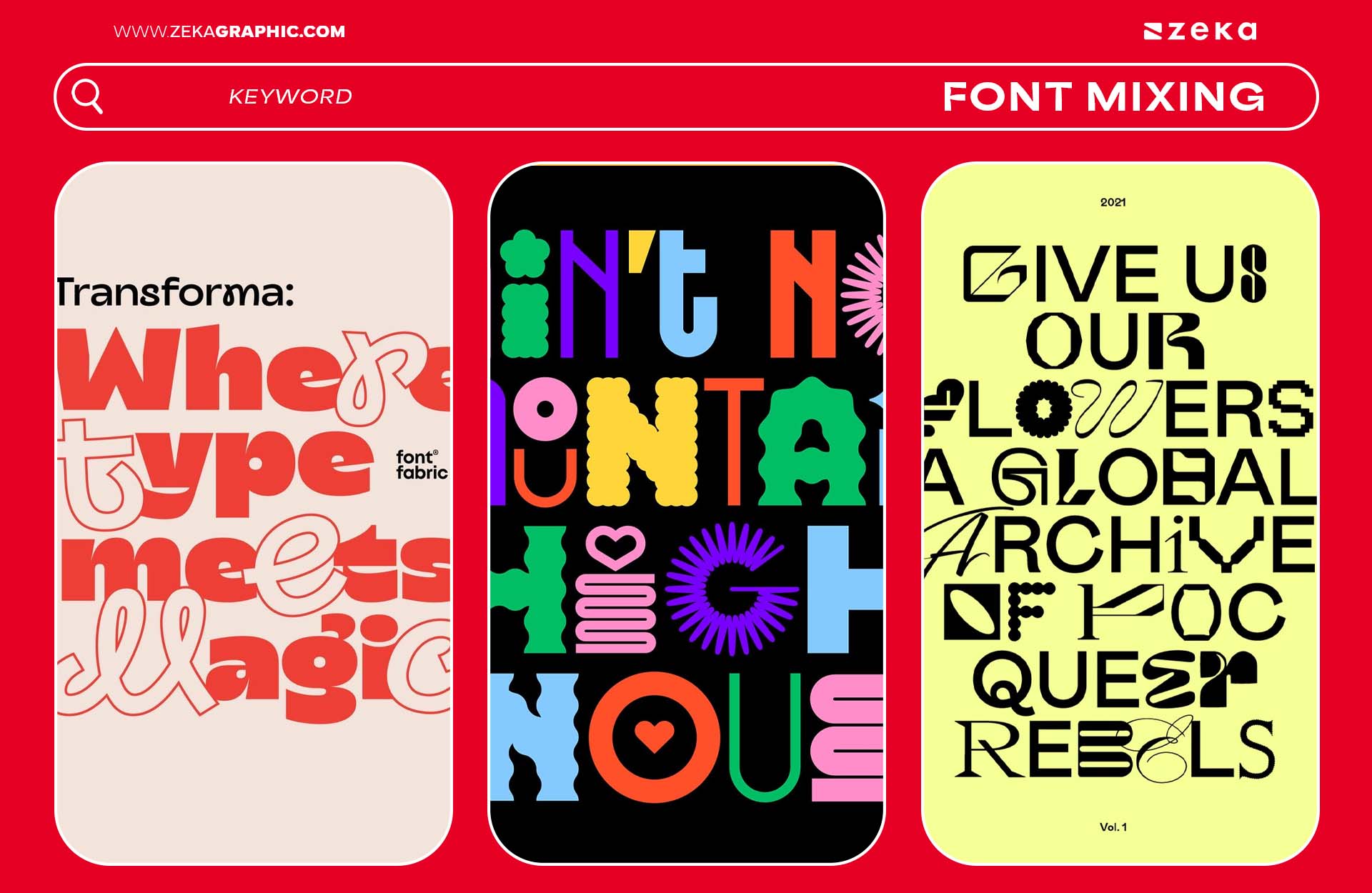 Font Mixing Best Pinterest Keywords for Graphic Design Inspiration