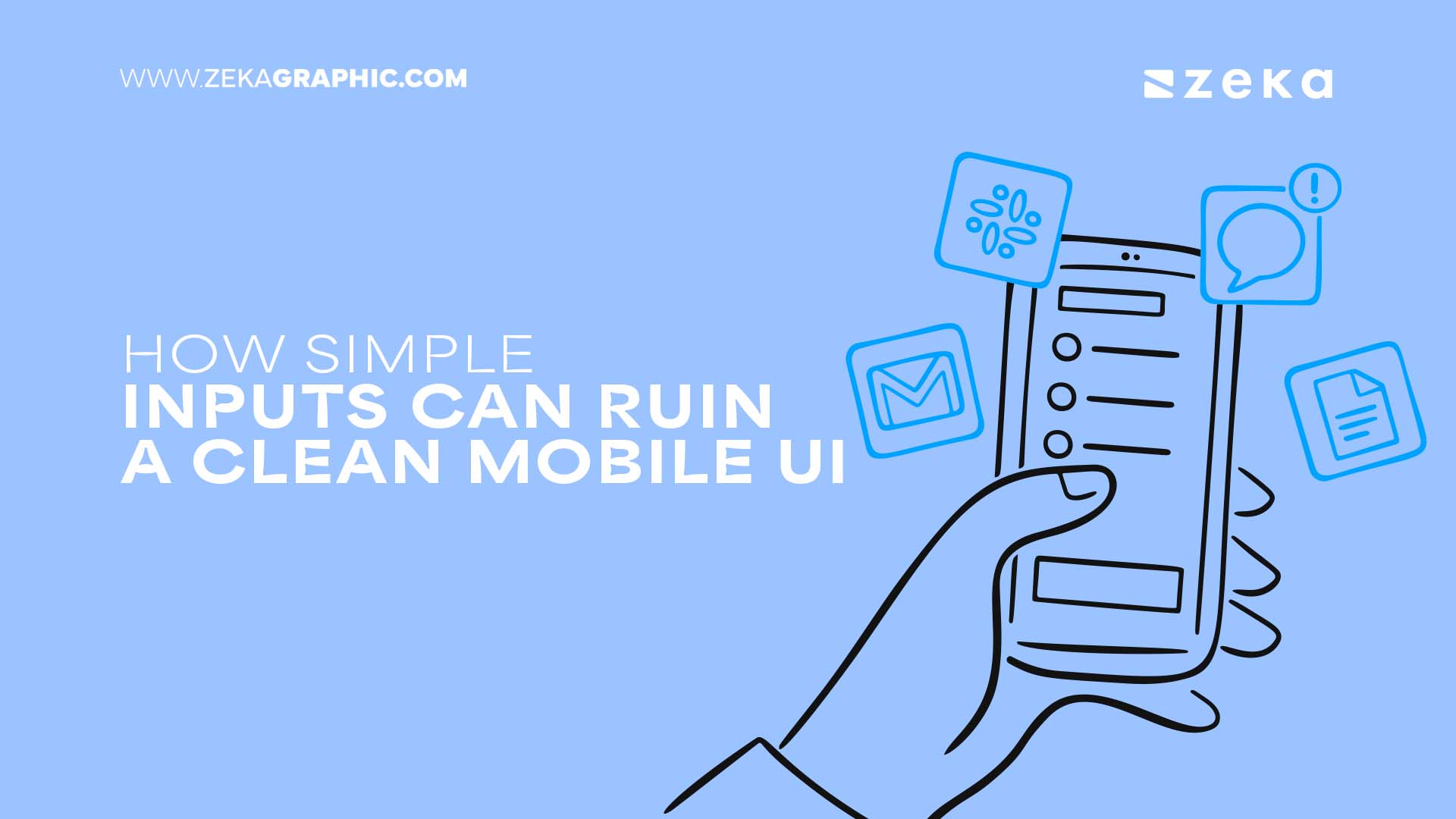 How Simple Inputs Can Ruin A Clean Mobile UI
