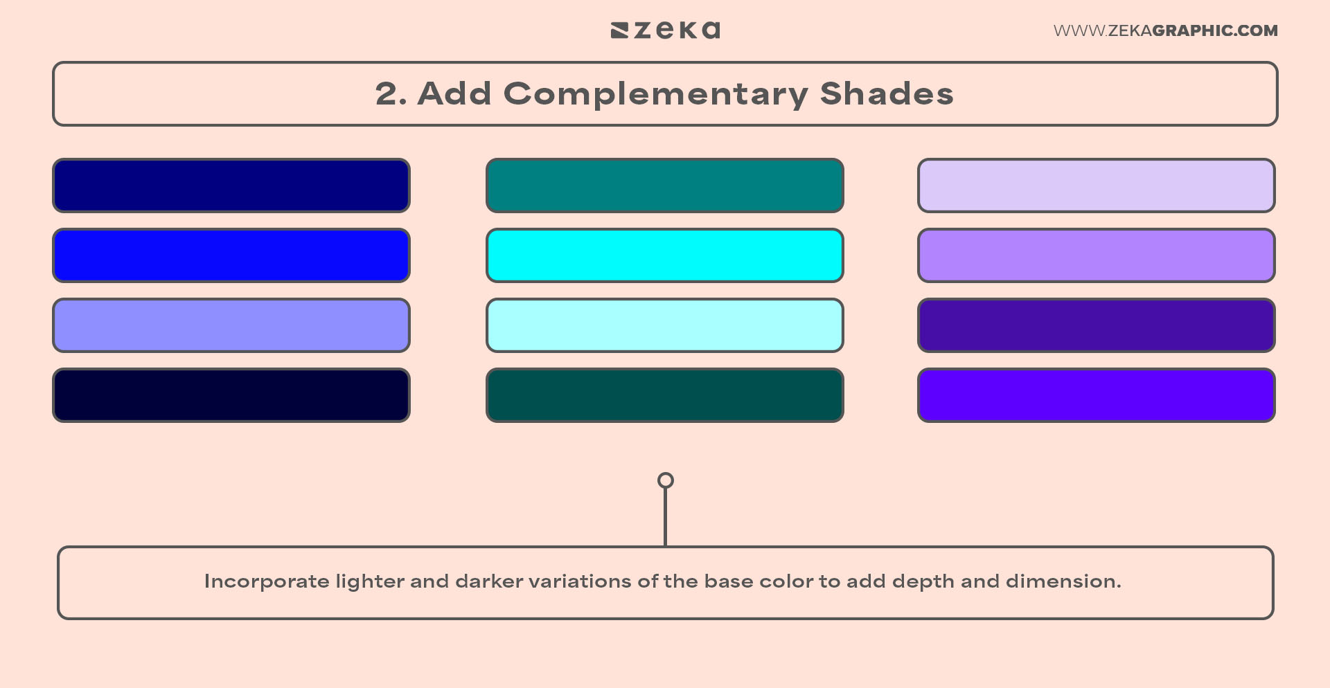 How to Create a Cool Color Palette Add Complementary Shades