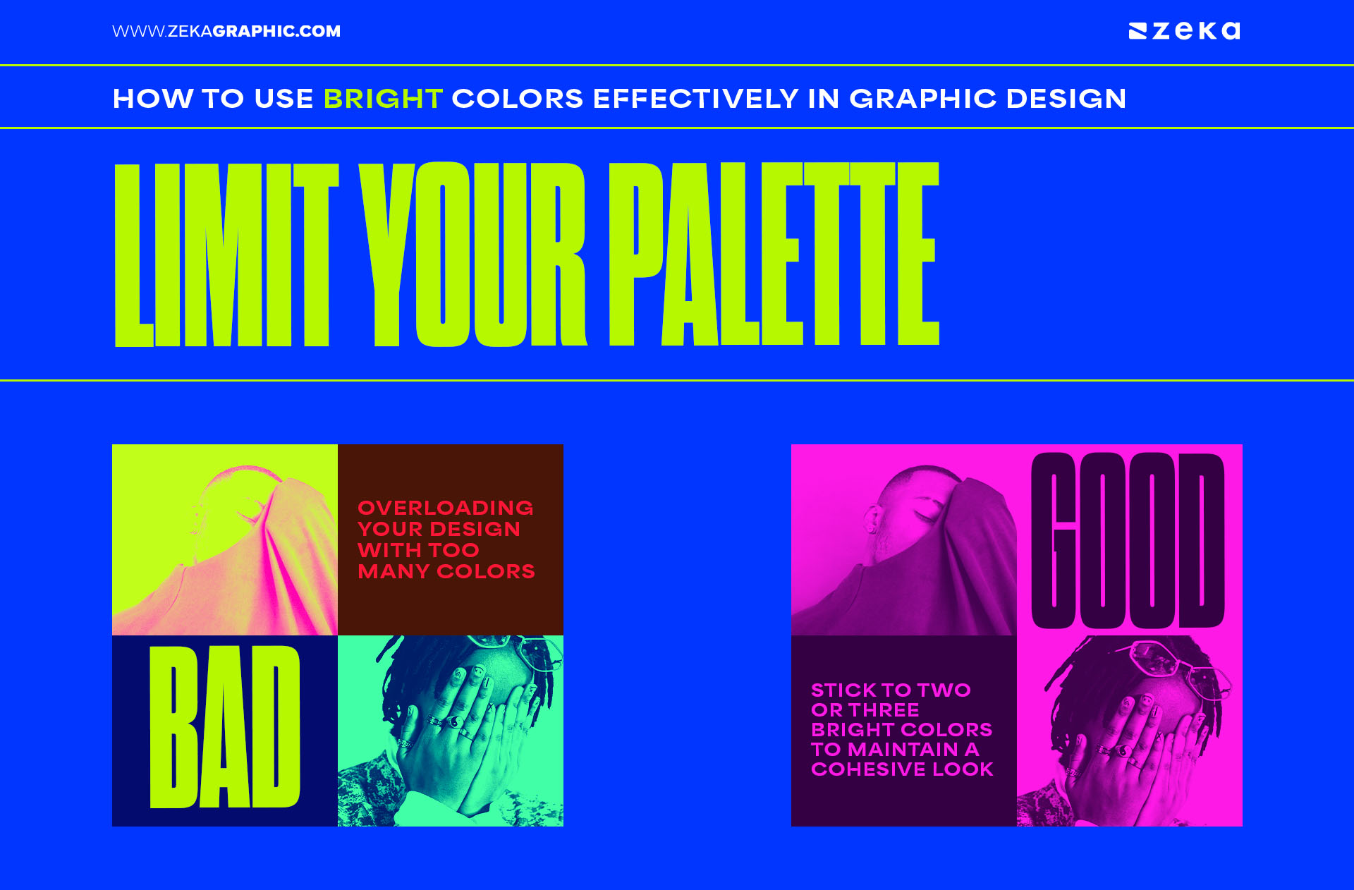 How to Use Bright Colors Effectively in Graphic Design Limit Your Palette
