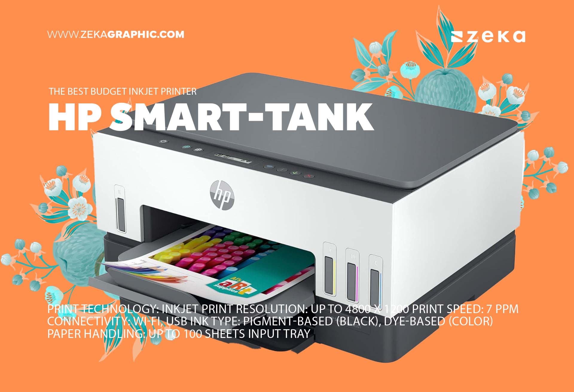 HP Smart-Tank The best budget inkjet printer