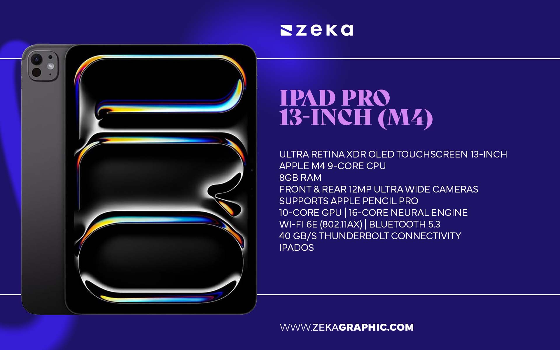 iPad Pro 13-Inch (M4) The Ultimate All-in-One Tablet for Designers