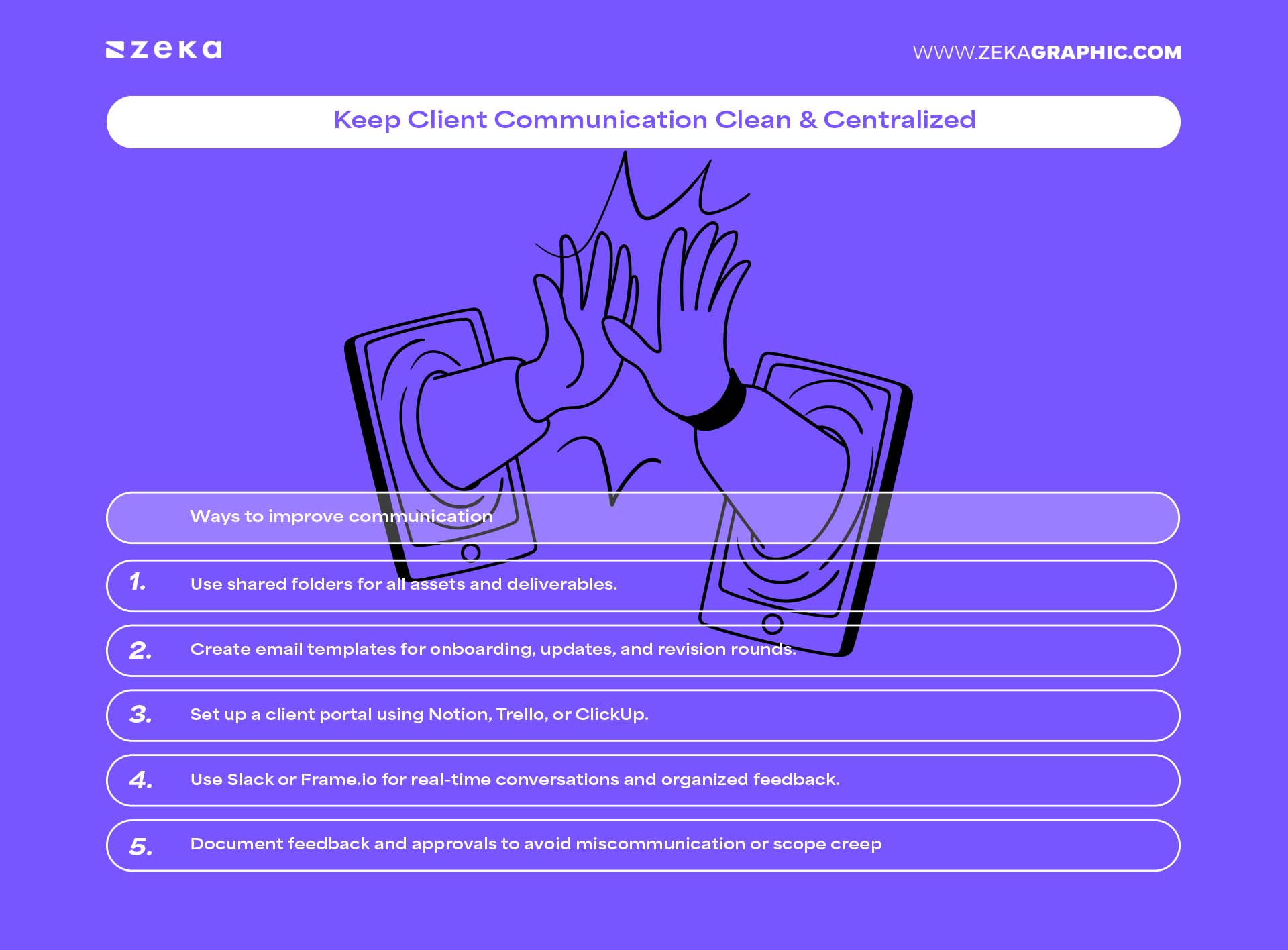 Keep Client Communication Clean & Centralized