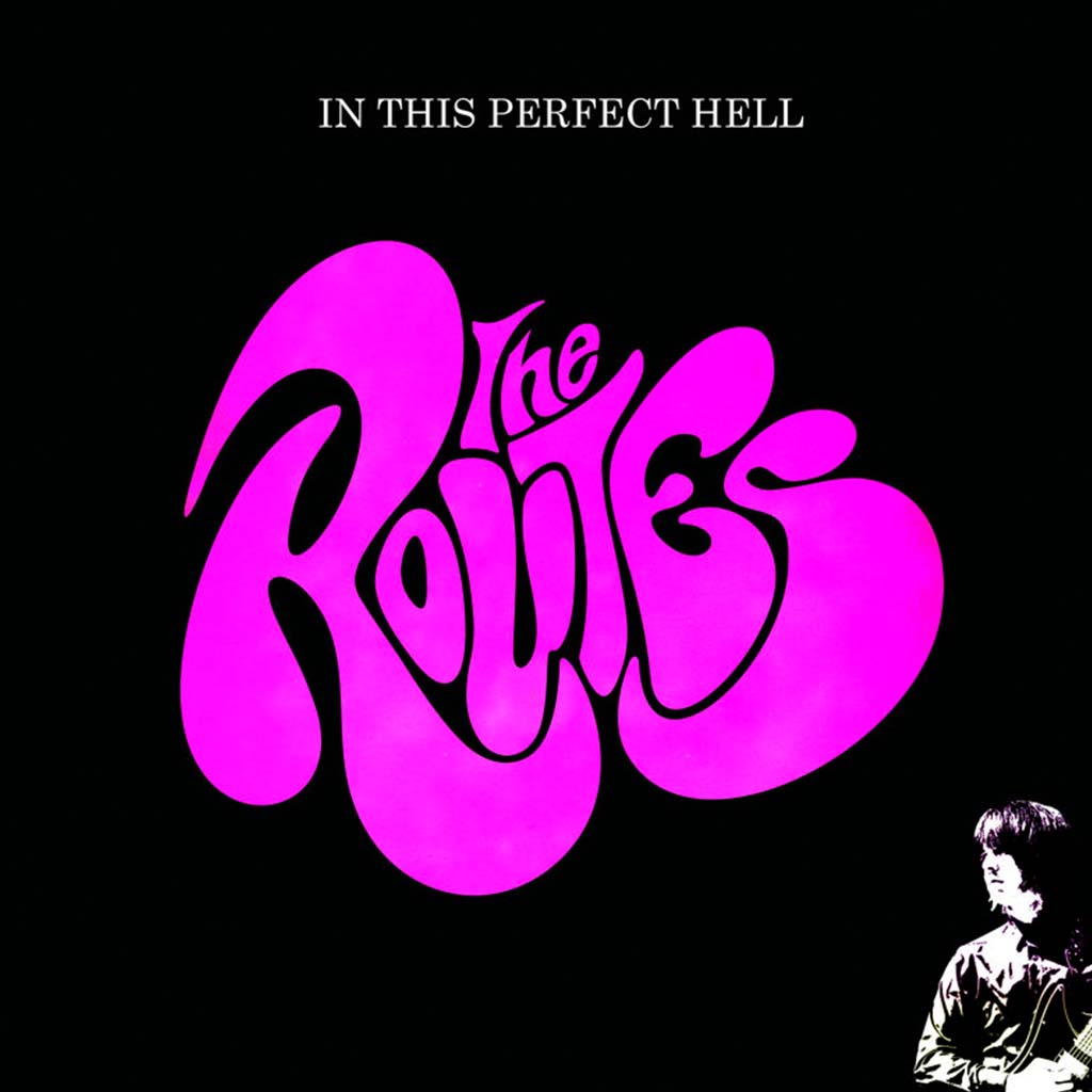 Liquid Shapes and Typography logo The Routes