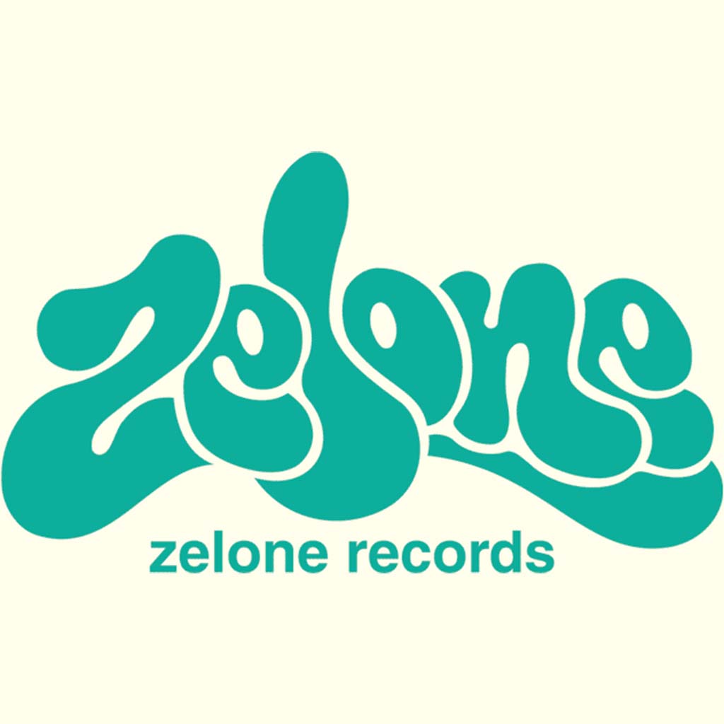 Liquid Shapes and Typography logo zelone records