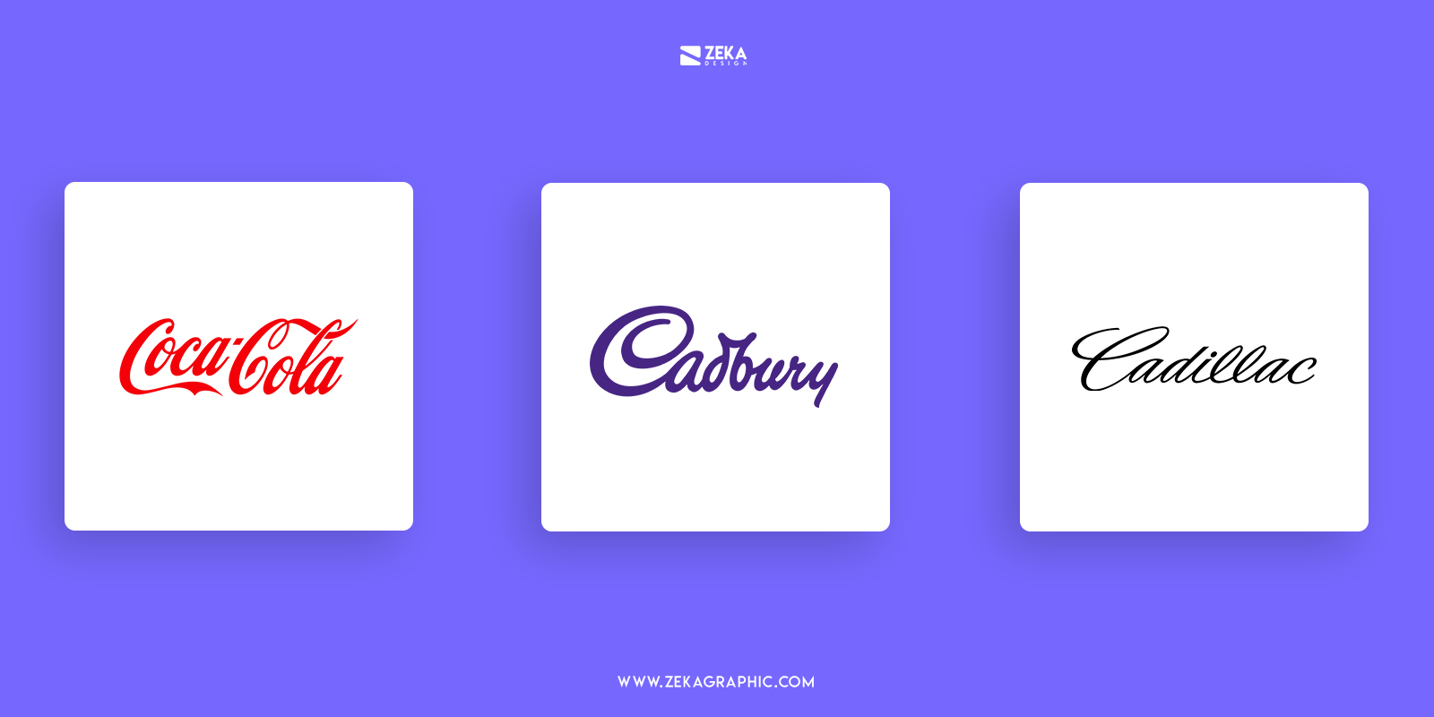 Logo Design Using Script Font Typography